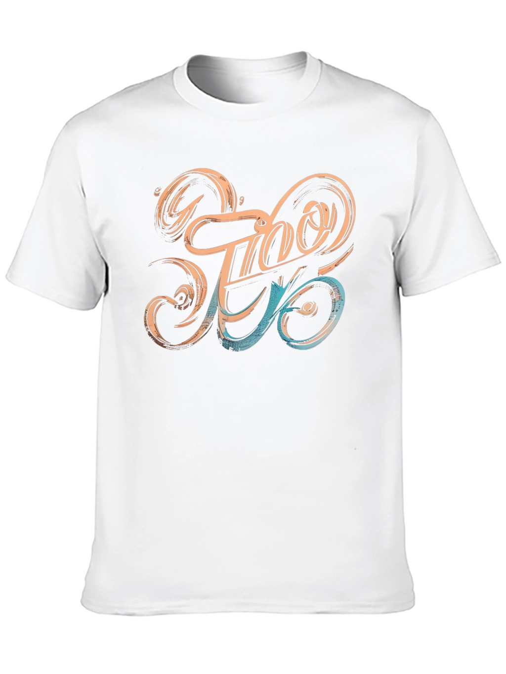 Stylish Black T-Shirt with Unique Graphic Design