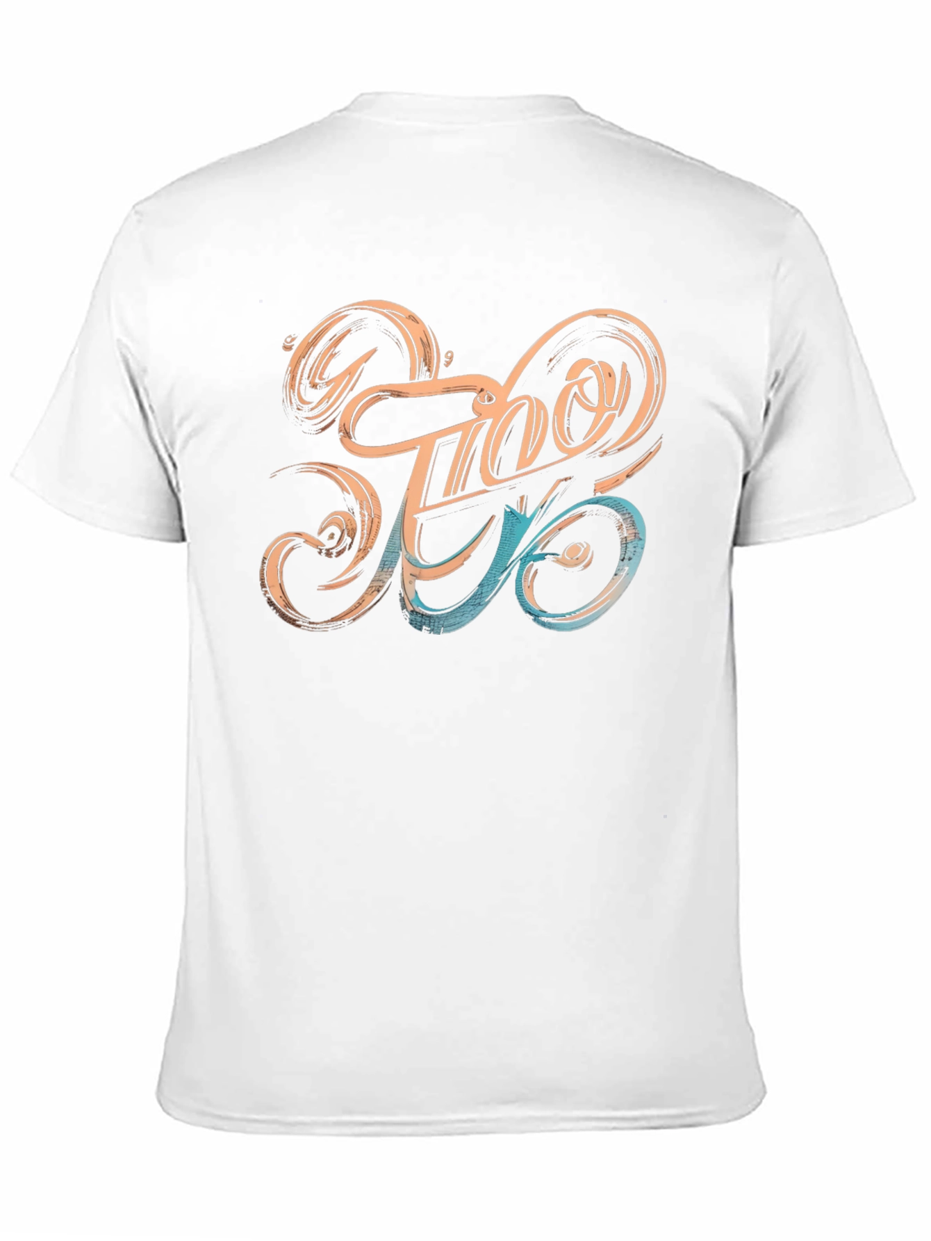 Stylish Black T-Shirt with Unique Graphic Design
