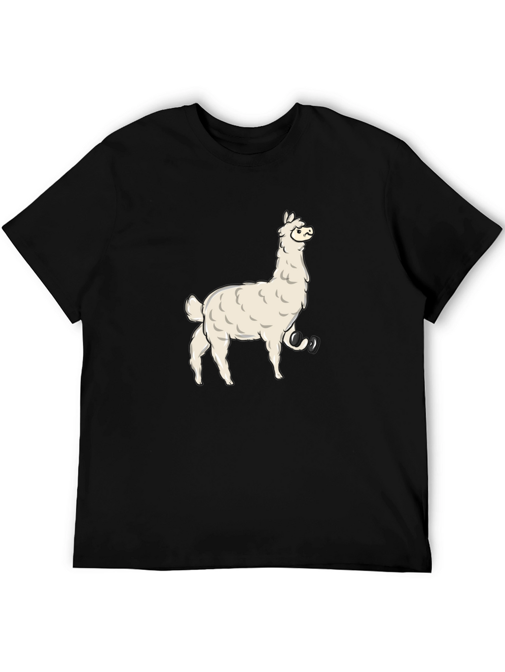 Llama Graphic T-Shirt - Mens Black Tee