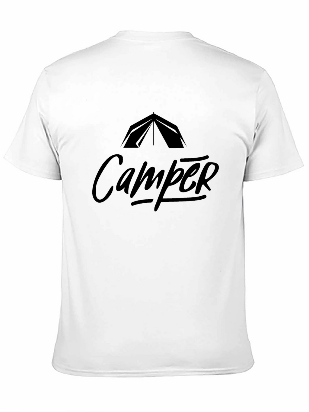 Camper Tent Graphic T-Shirt - Outdoor Adventure Tee