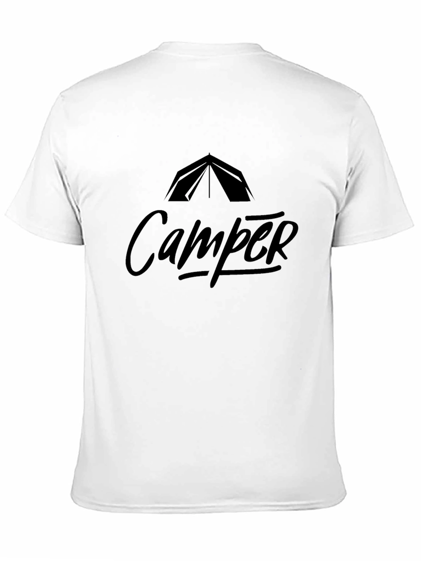 Camper Tent Graphic T-Shirt - Outdoor Adventure Tee