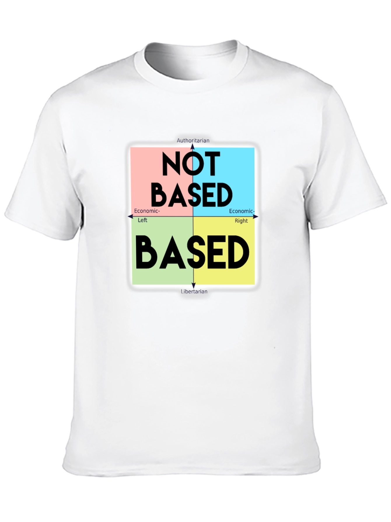 Political Compass Based Graphic T-Shirt