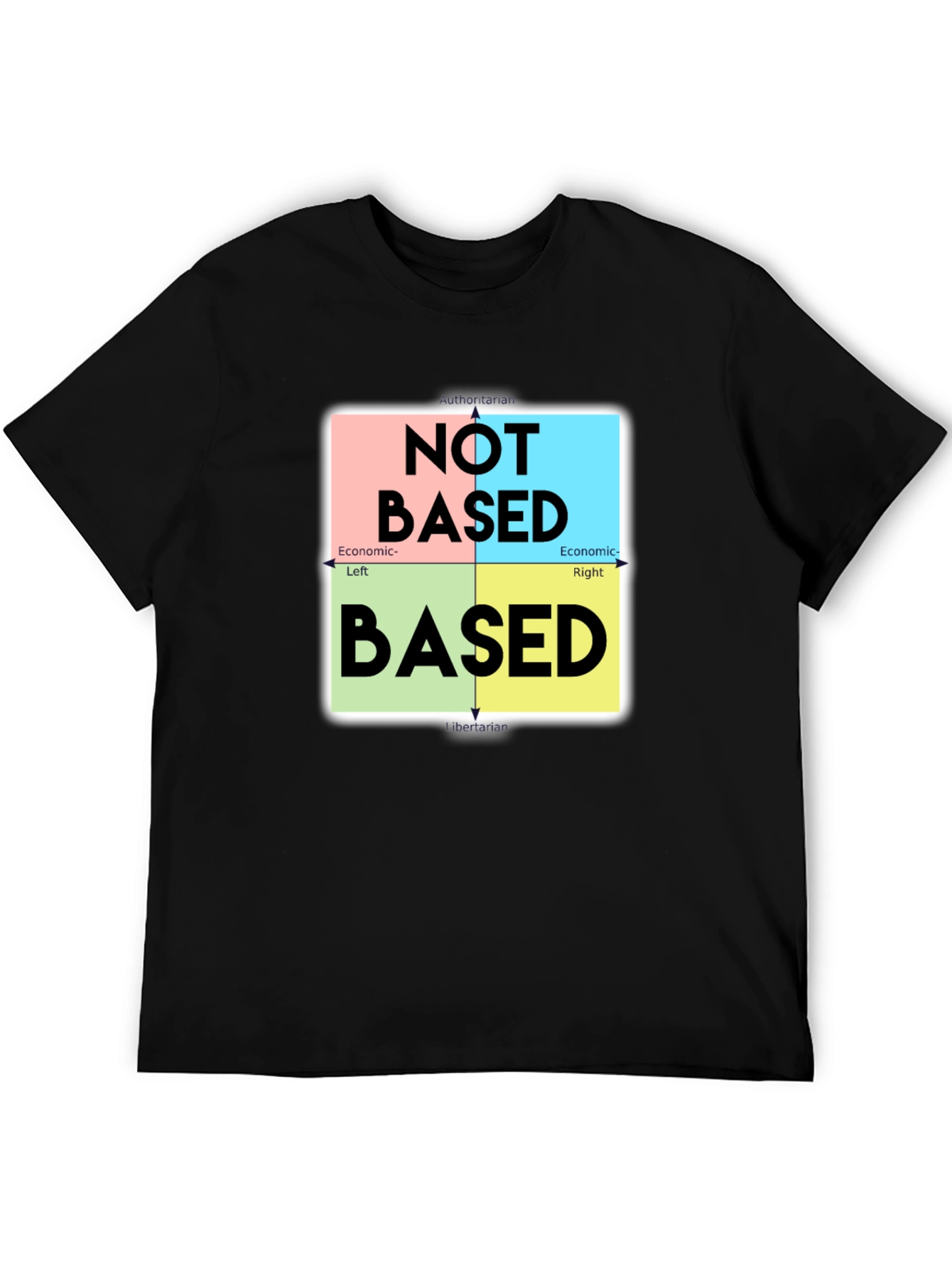 Political Compass Based Graphic T-Shirt