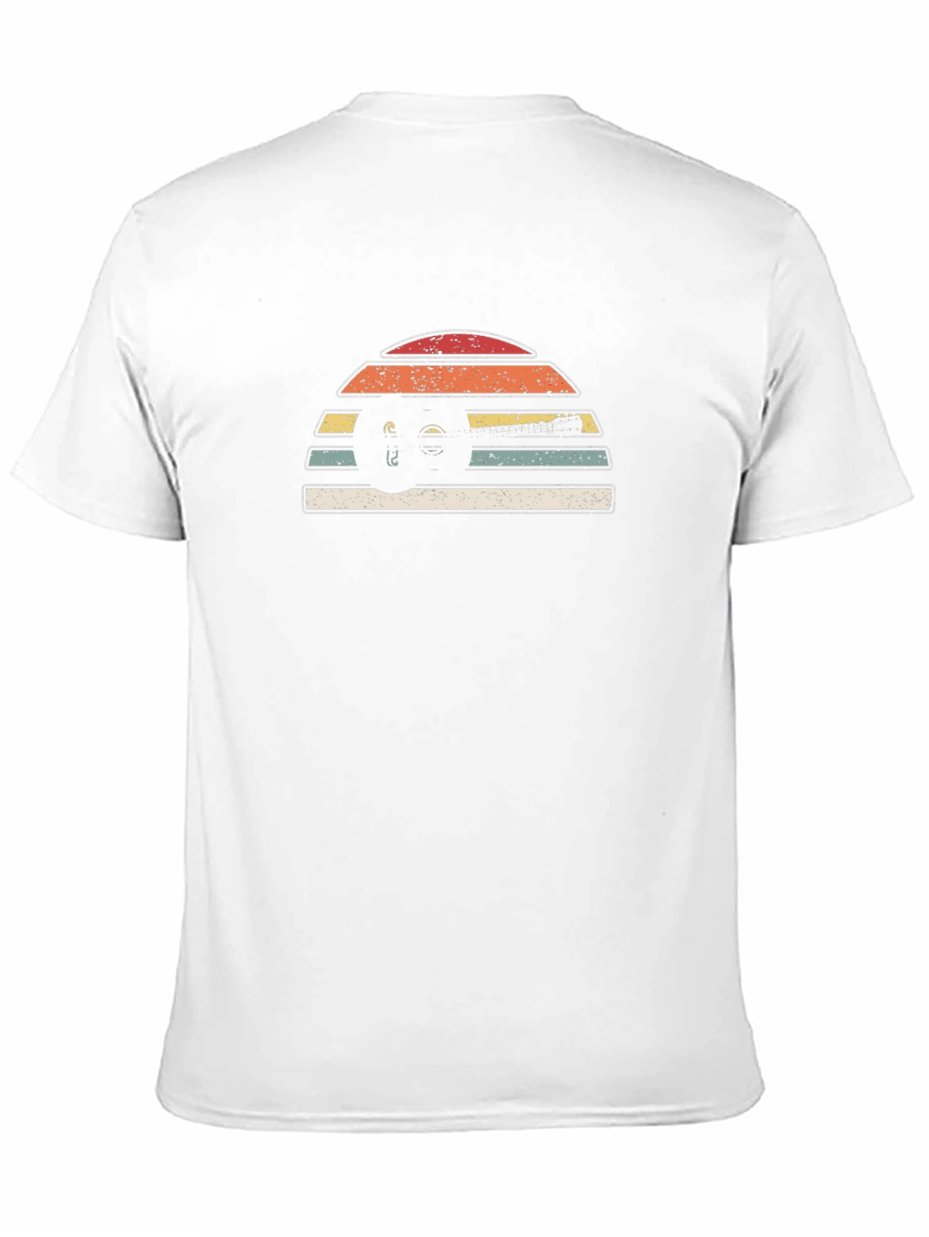 Retro Sunset Car Graphic Tee - Black