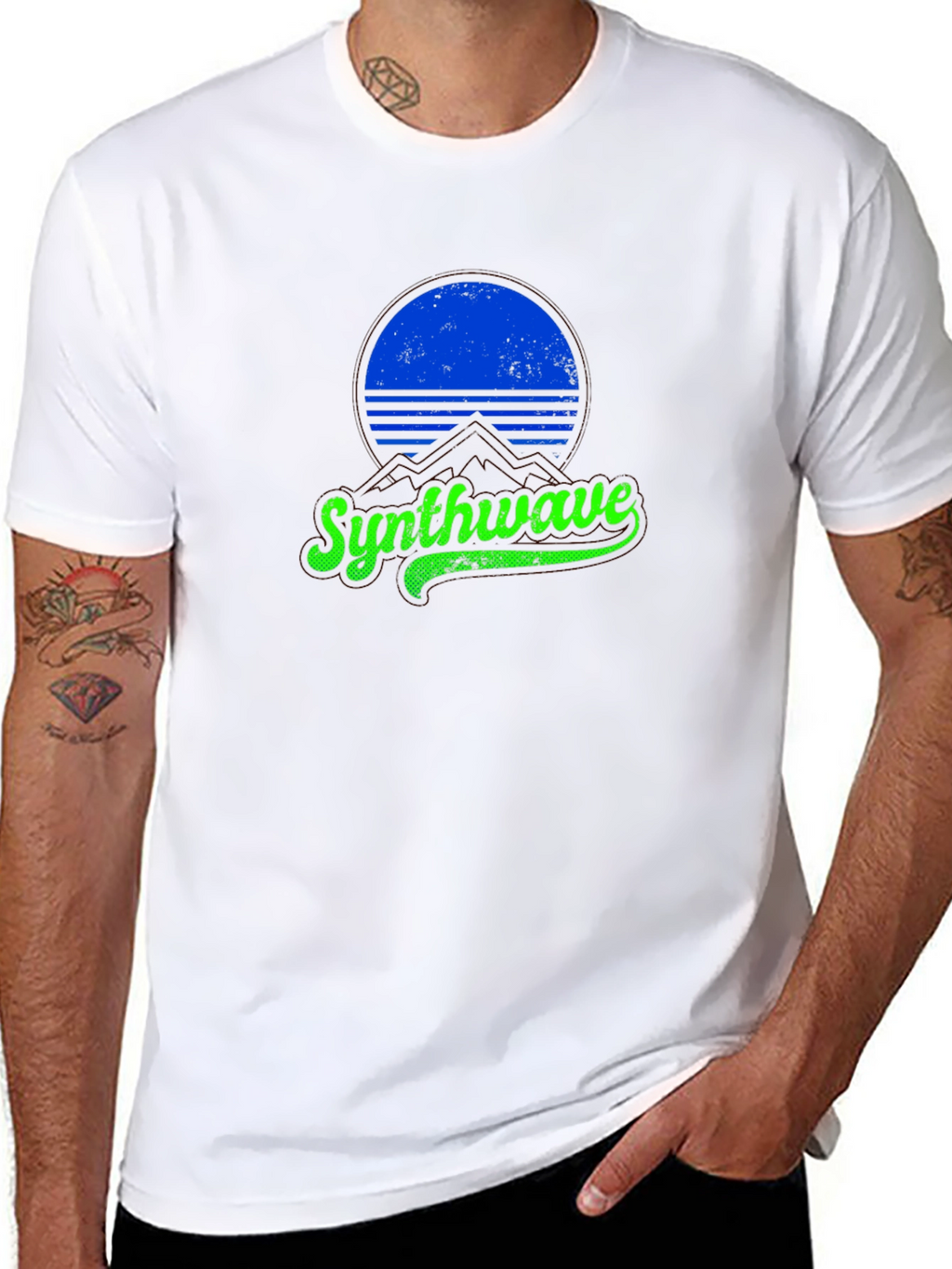 Synthwave Style Graphic Tee