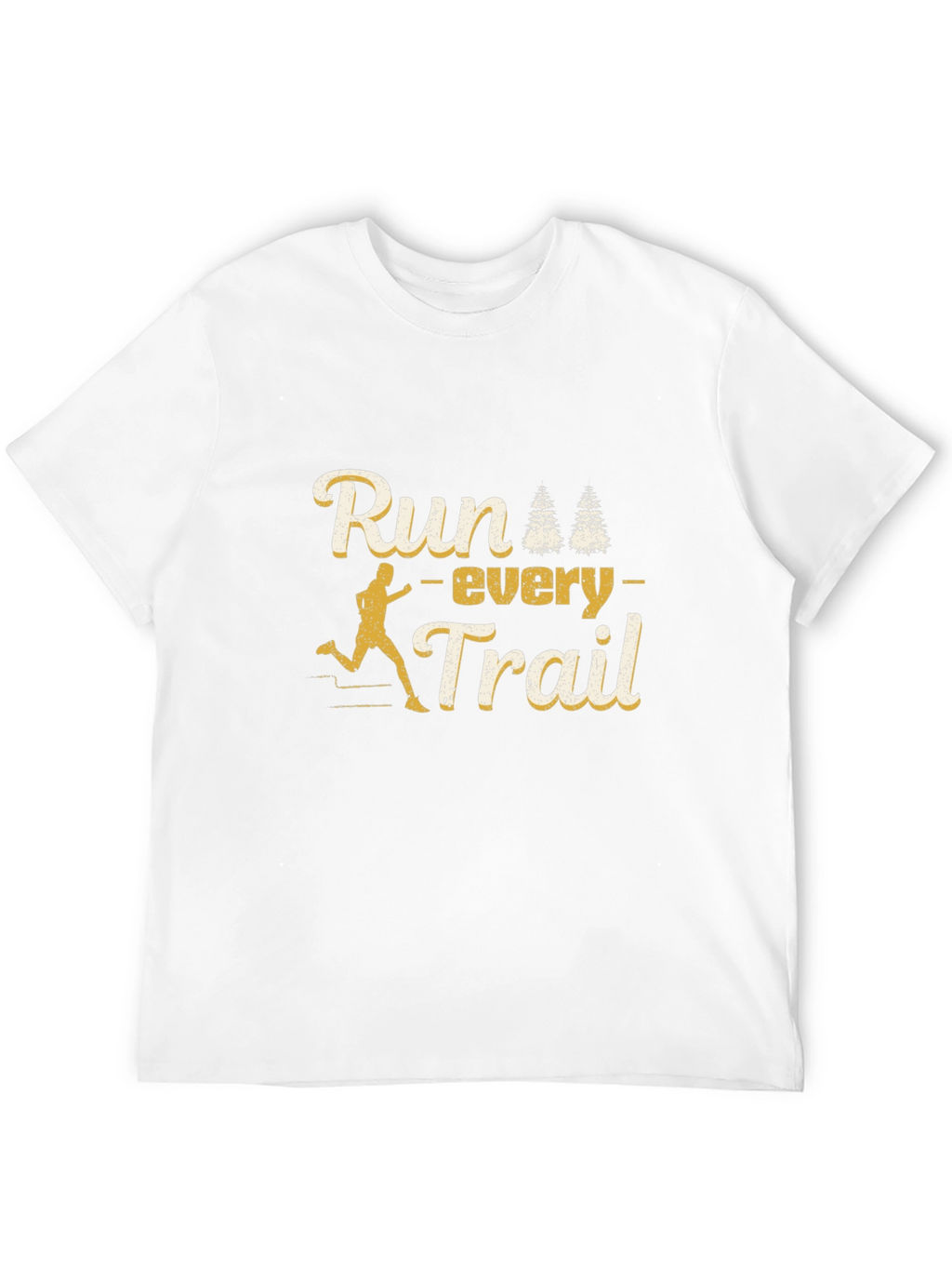 Run Every Trail Black Graphic Tee