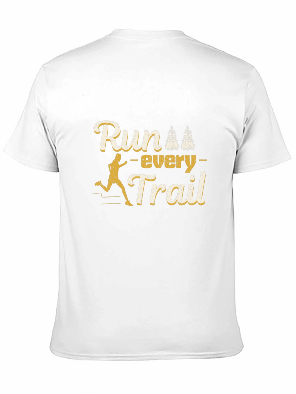 Run Every Trail Black Graphic Tee