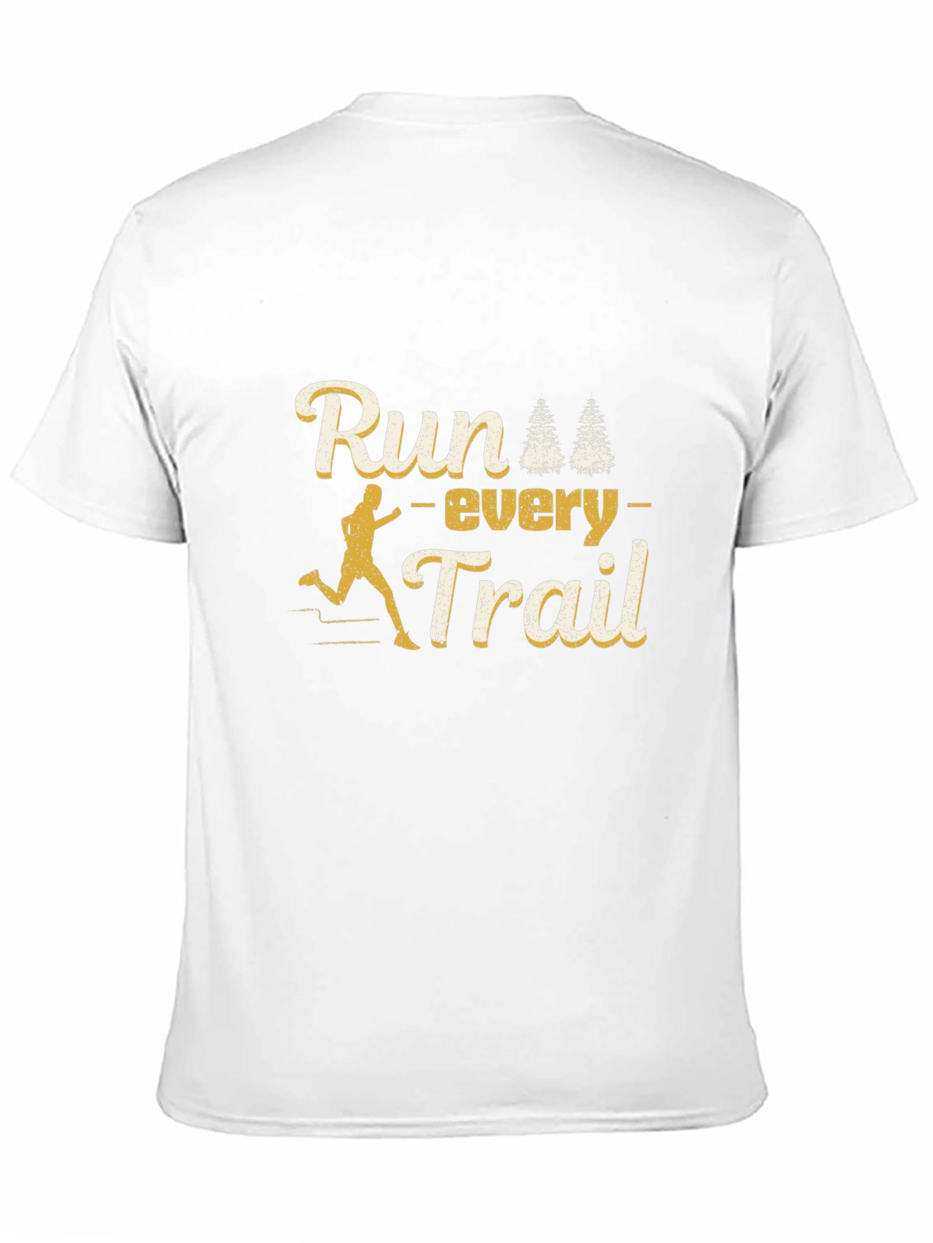 Run Every Trail Black Graphic Tee
