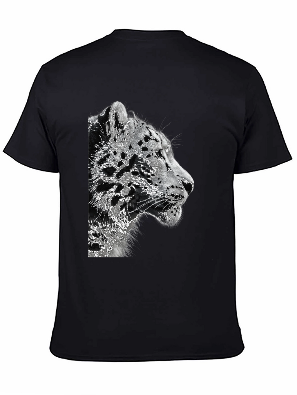 Black Leopard Graphic T-Shirt