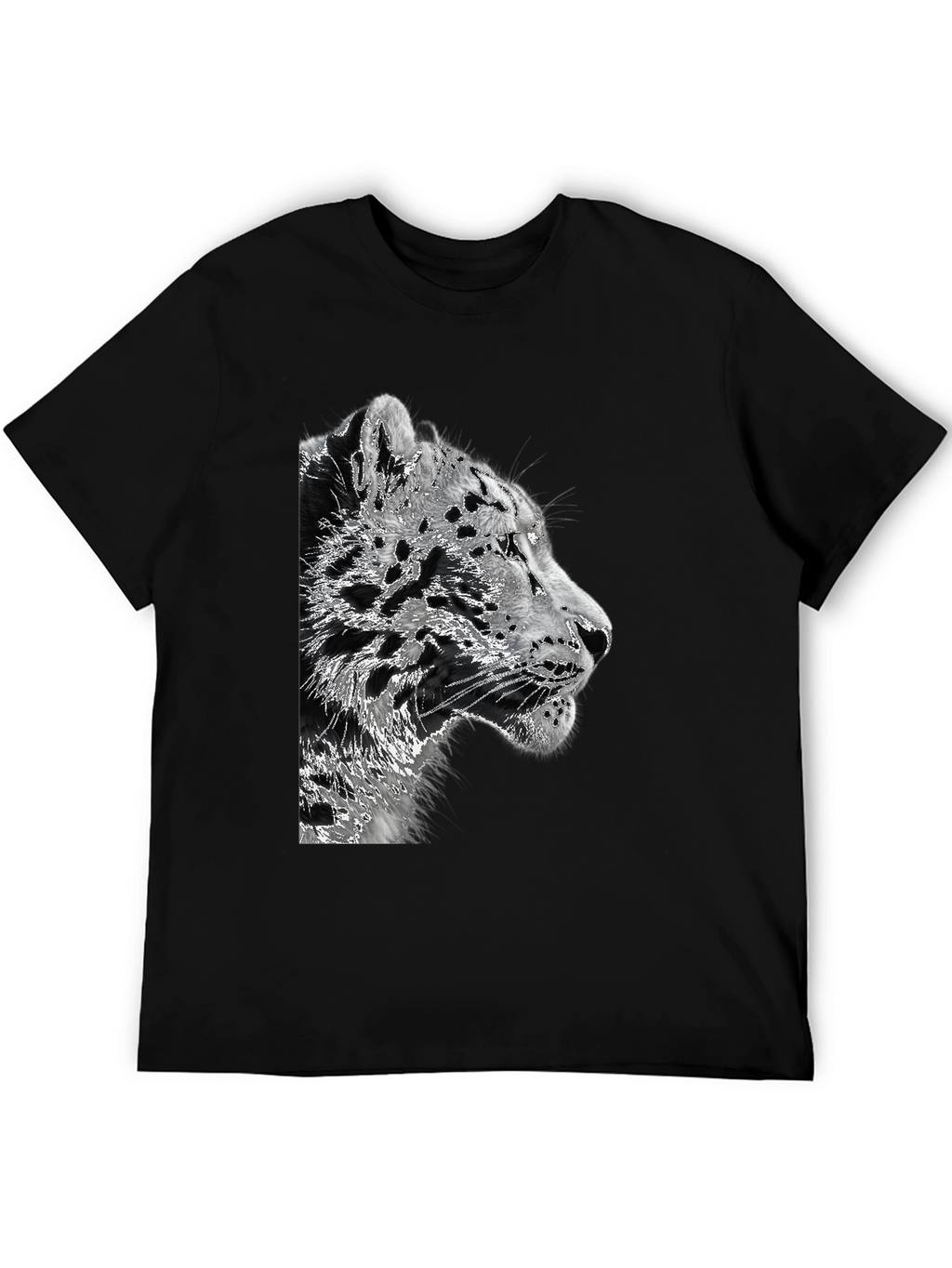 Black Leopard Graphic T-Shirt