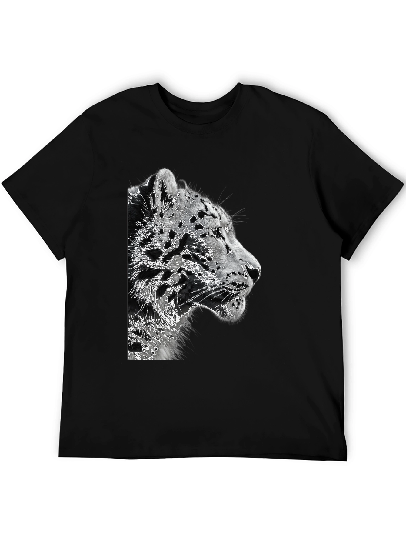 Black Leopard Graphic T-Shirt