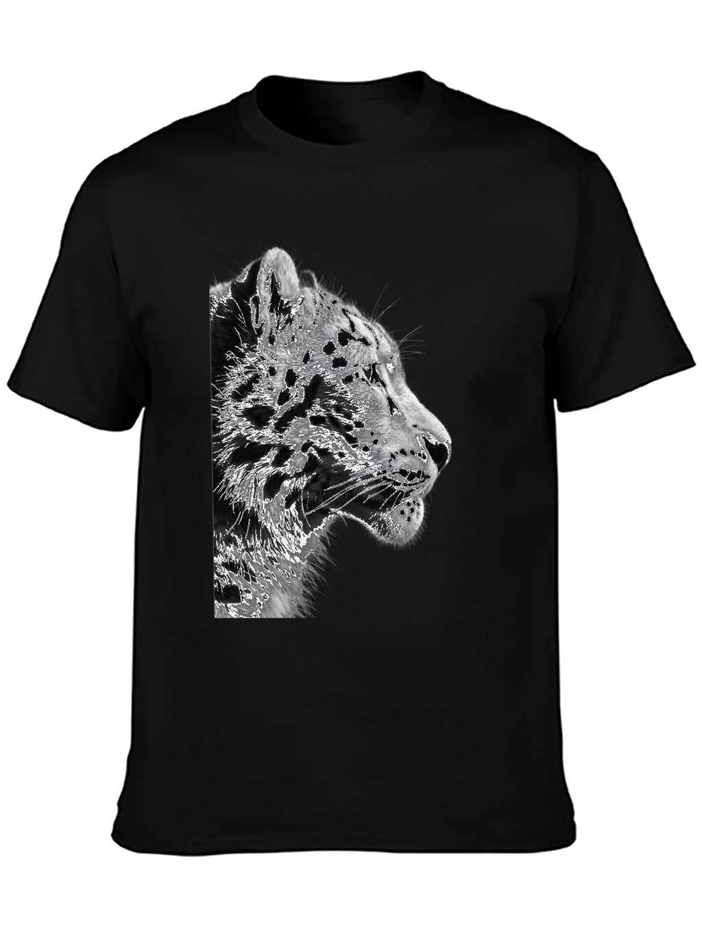 Black Leopard Graphic T-Shirt