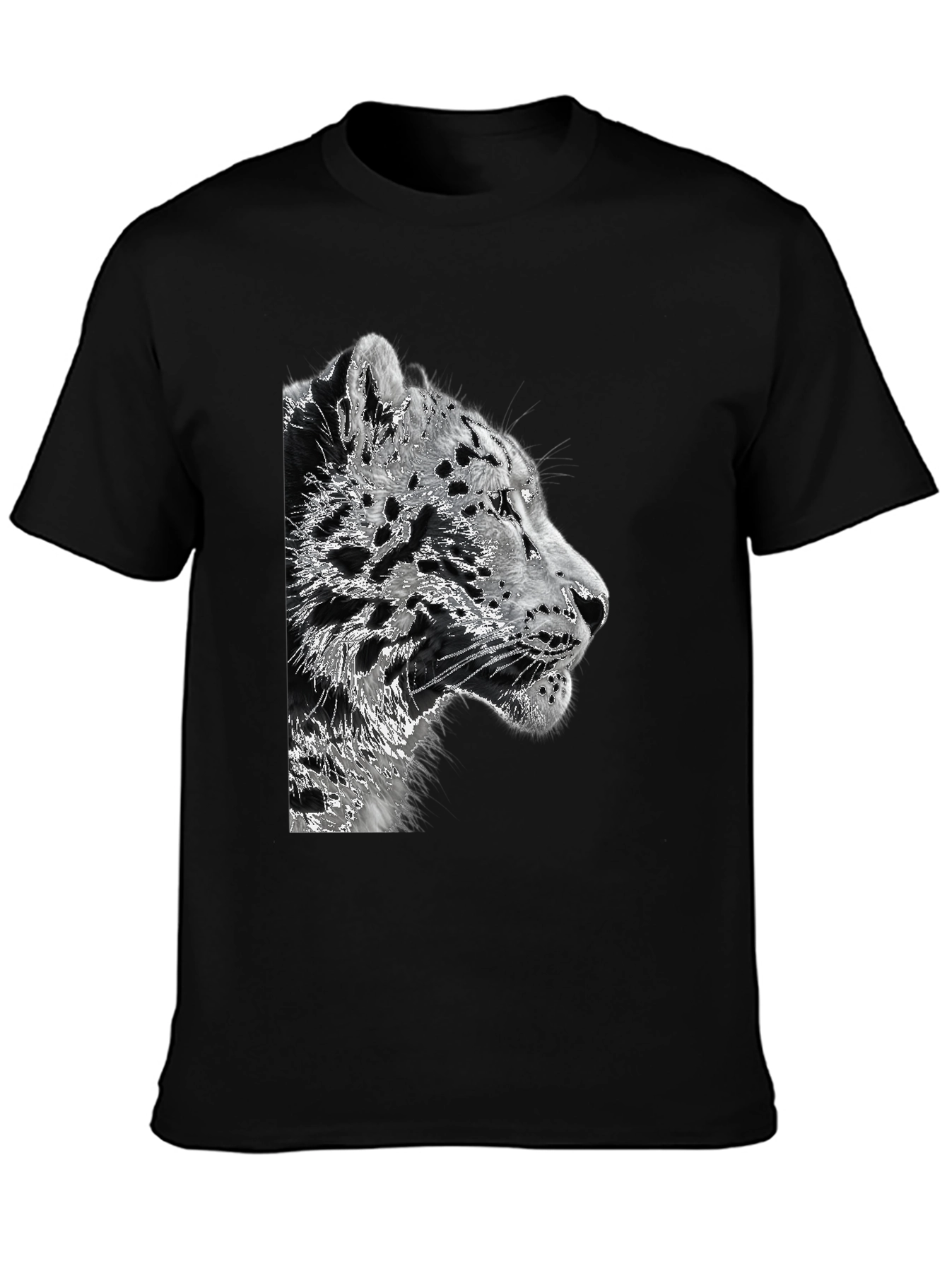 Black Leopard Graphic T-Shirt