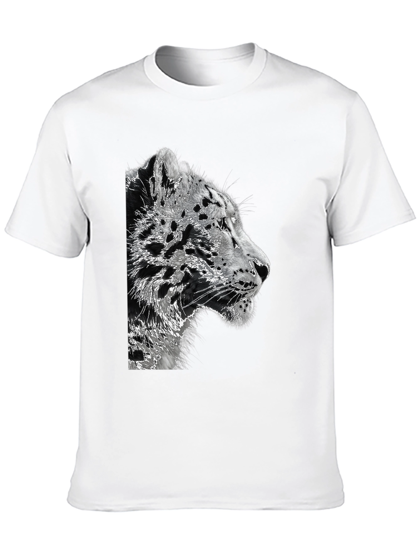 Black Leopard Graphic T-Shirt