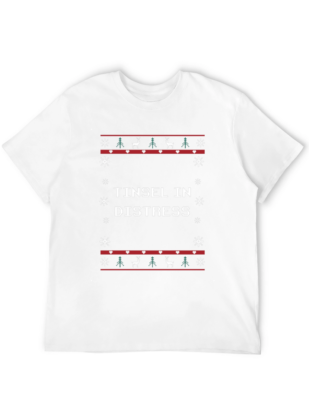 Tinsel in Distress Christmas T-Shirt