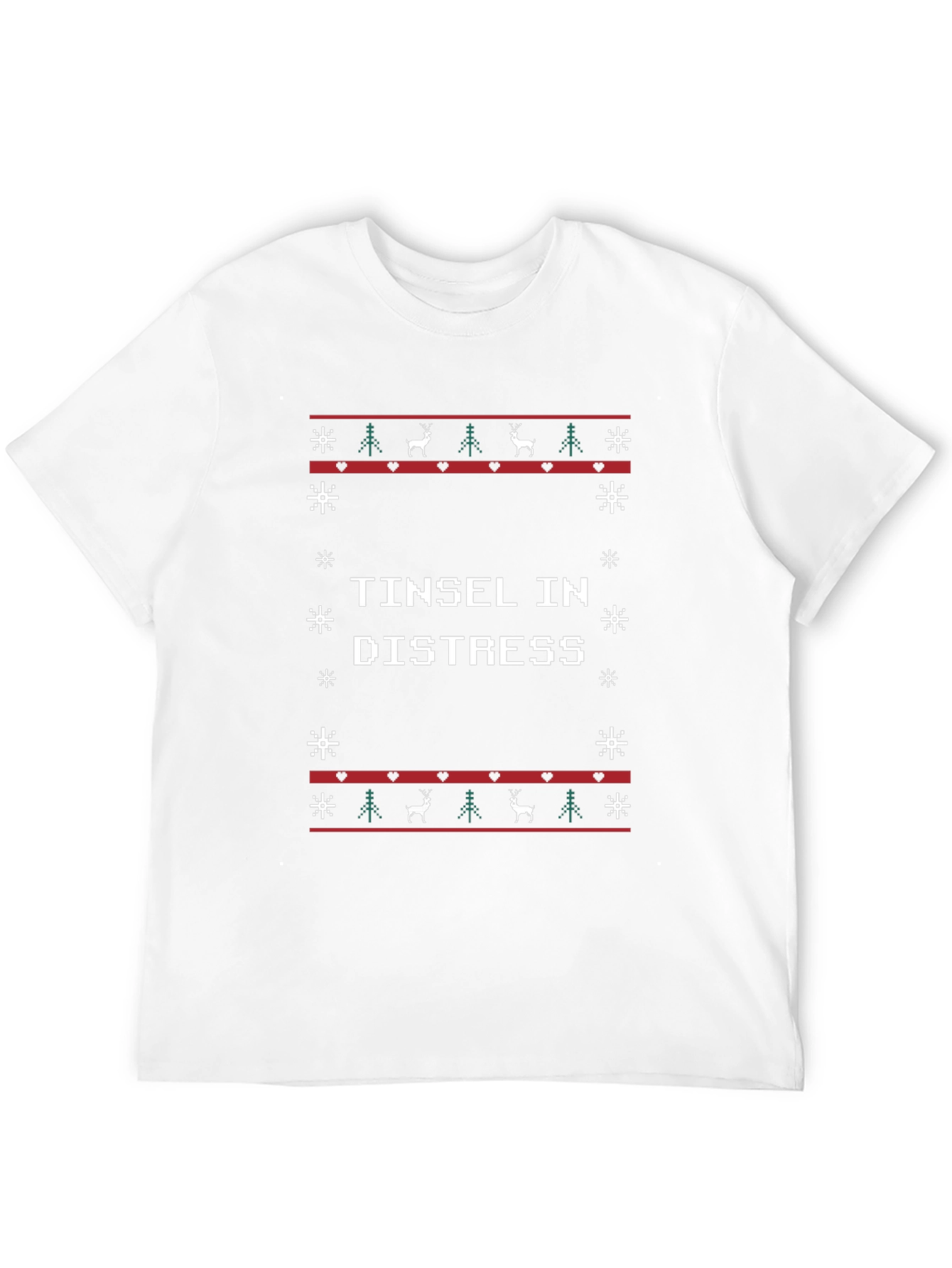 Tinsel in Distress Christmas T-Shirt