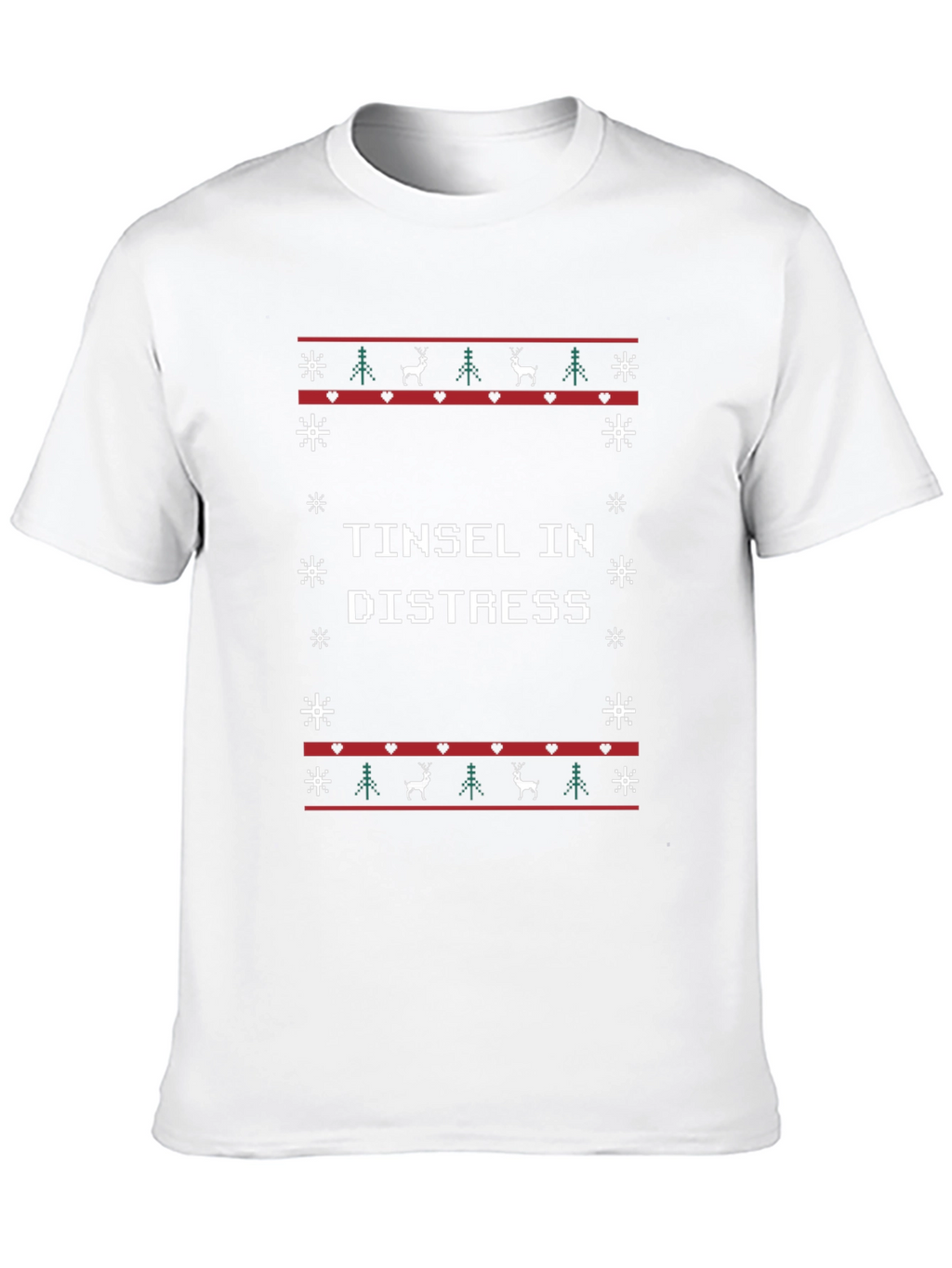 Tinsel in Distress Christmas T-Shirt