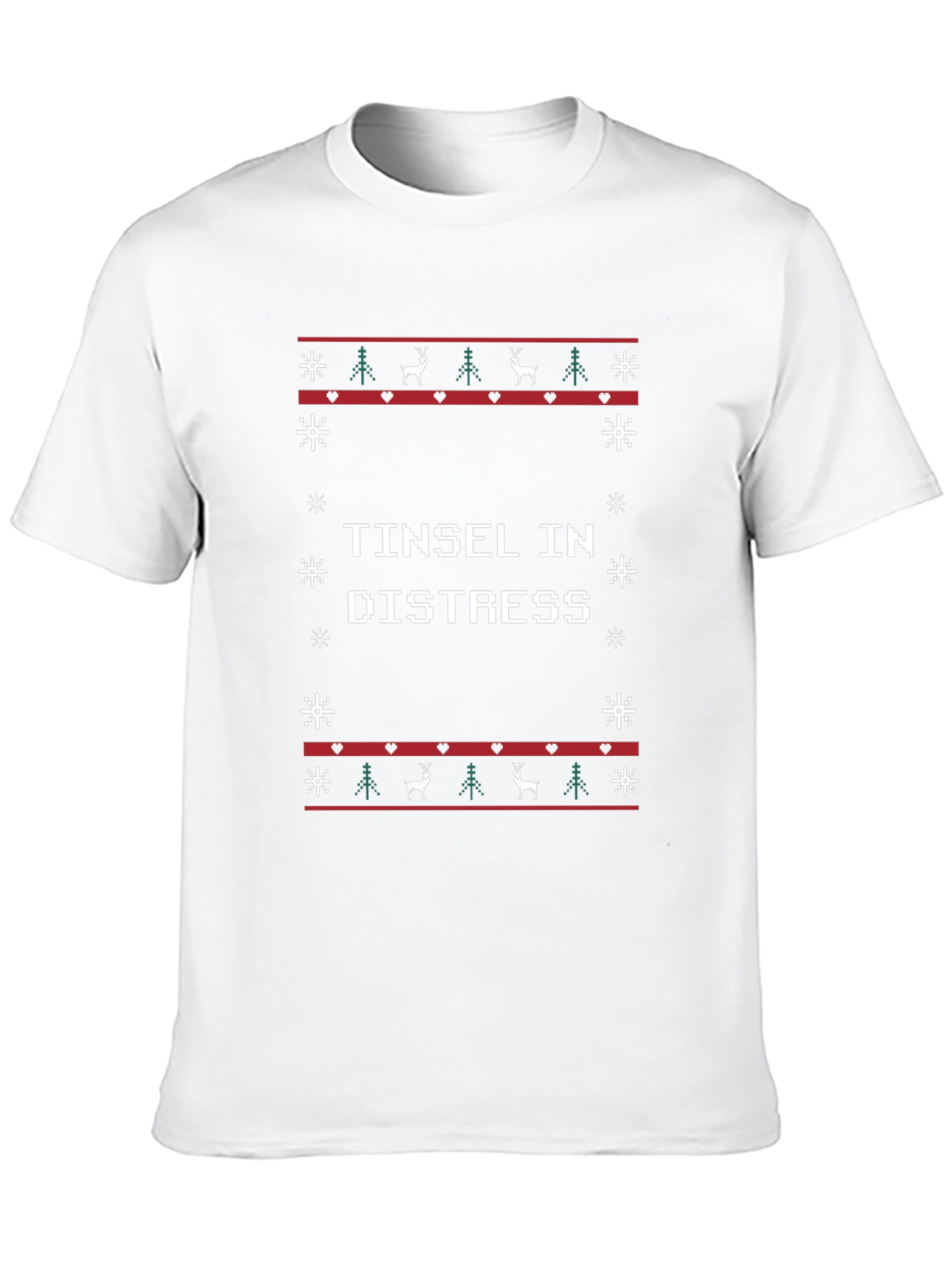 Tinsel in Distress Christmas T-Shirt