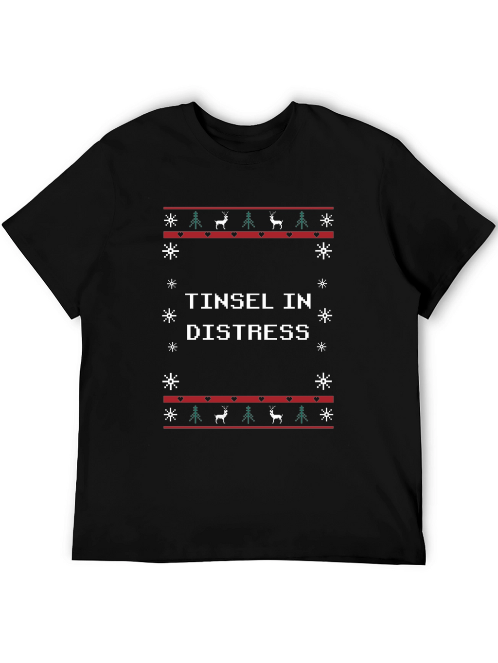 Tinsel in Distress Christmas T-Shirt
