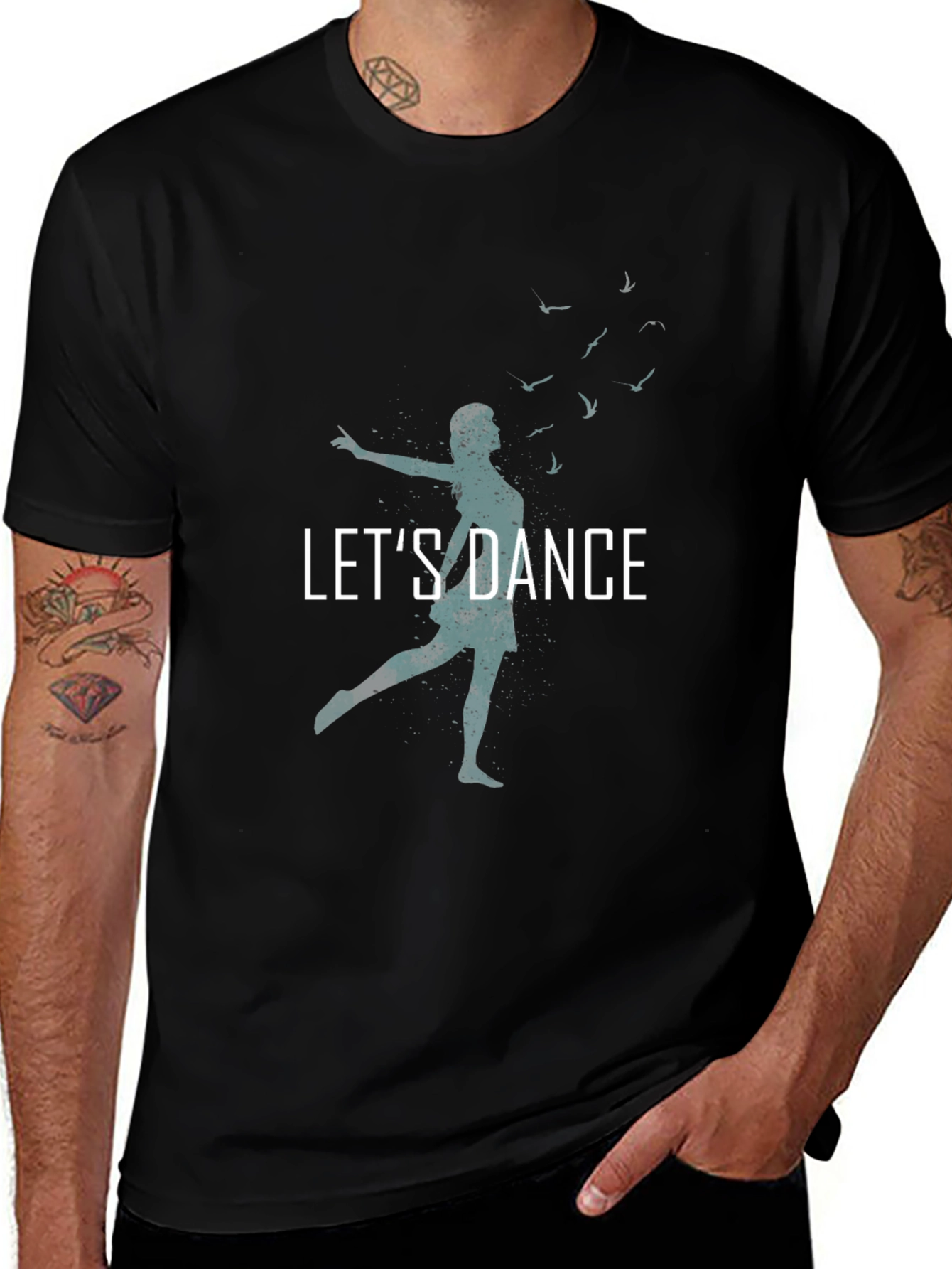Lets Dance T-Shirt - Stylish Graphic Tee