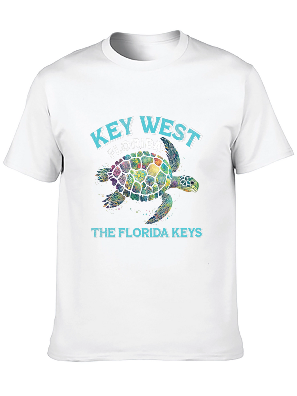 Key West Florida Turtle Graphic Tee
