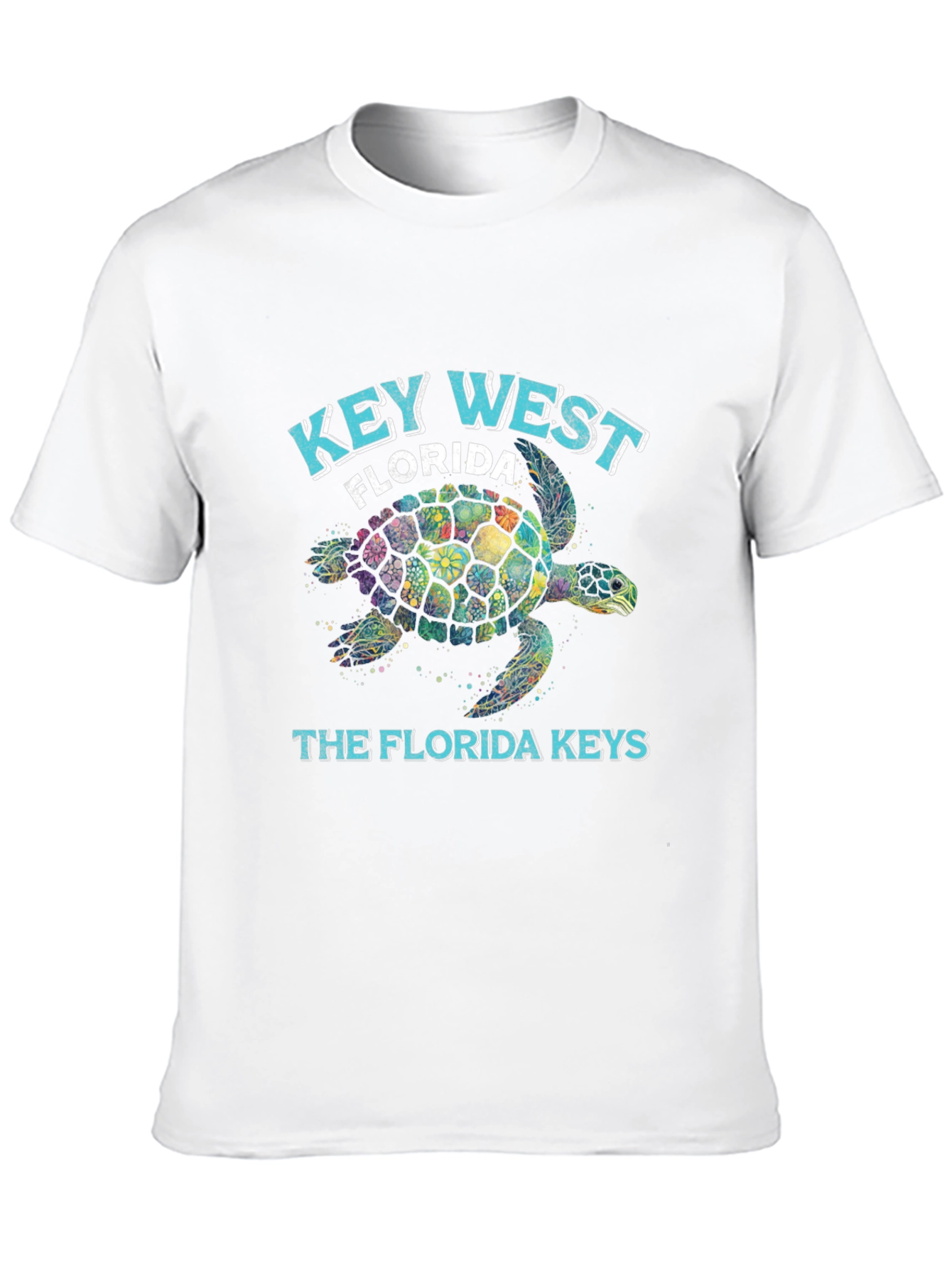 Key West Florida Turtle Graphic Tee