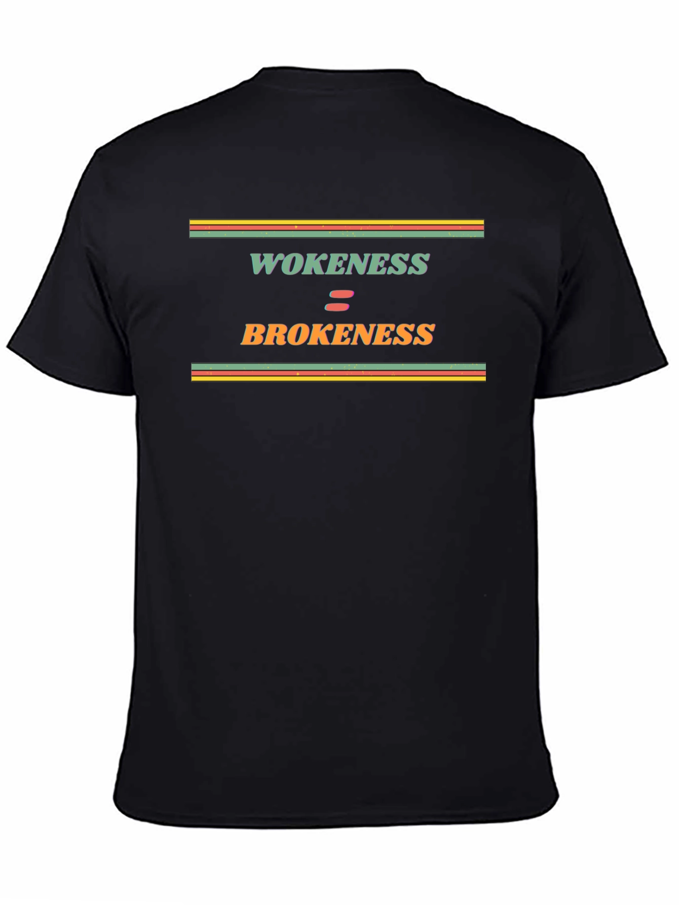 Wokeness Brokeness Graphic Tee - Black