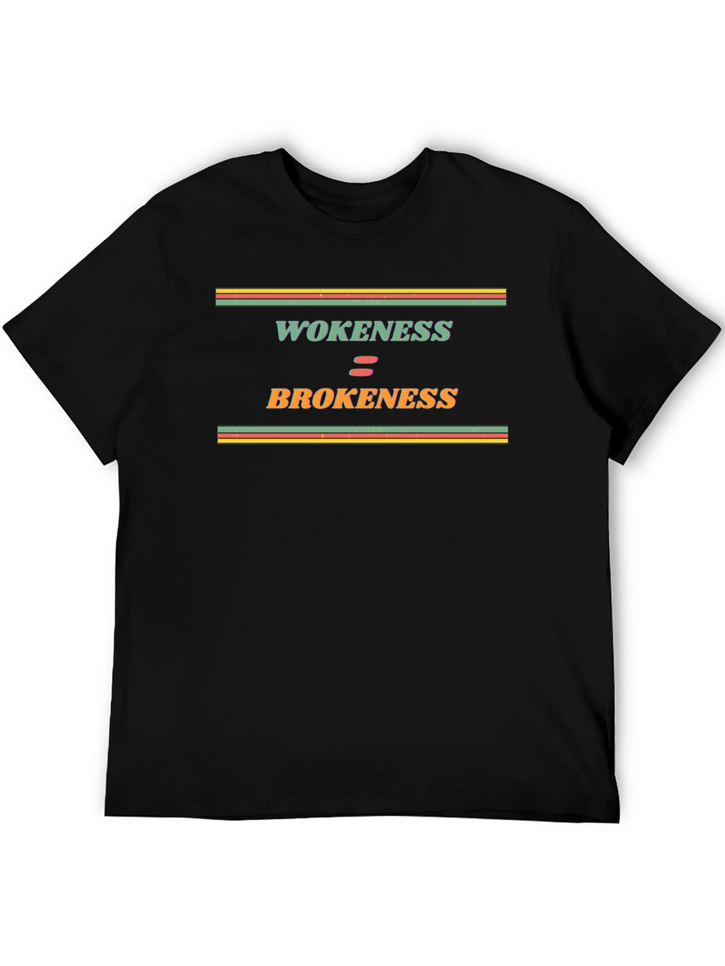 Wokeness Brokeness Graphic Tee - Black