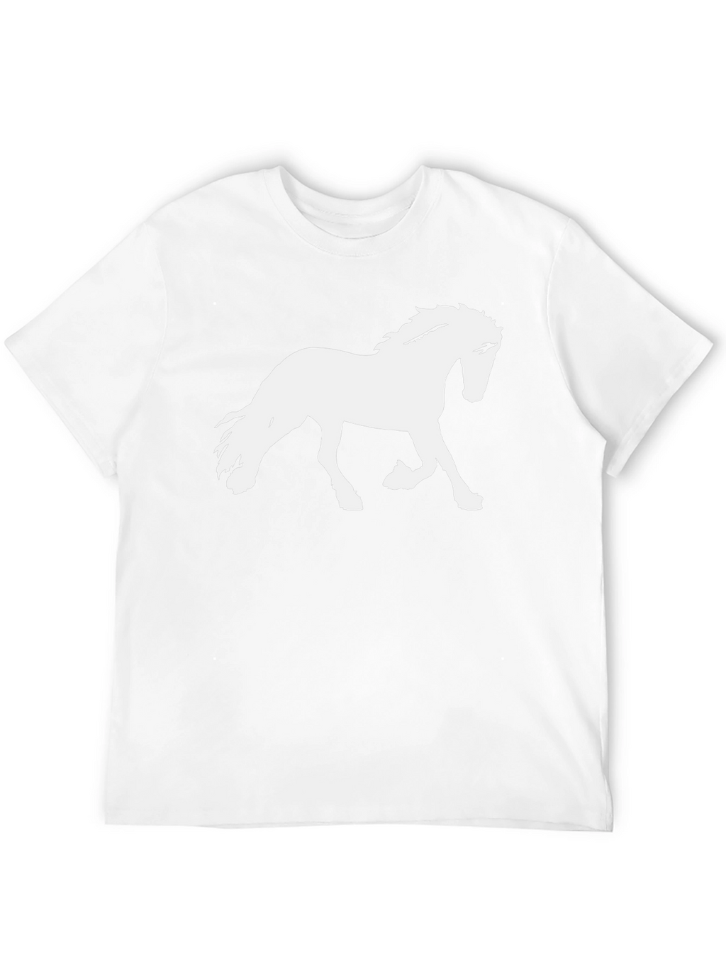 Horse Graphic Tee - Stylish Black T-Shirt