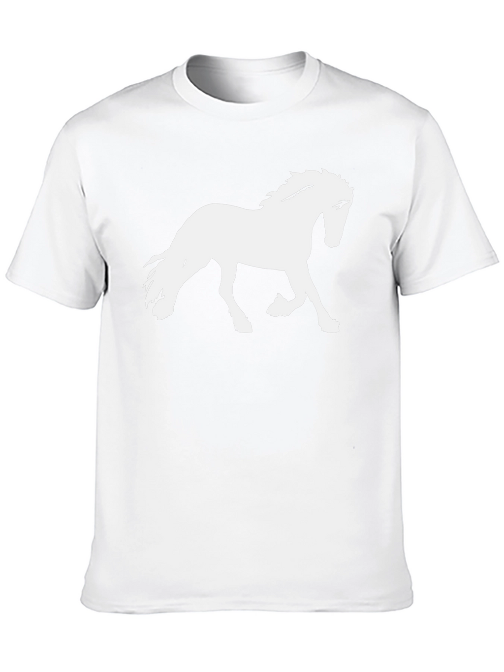 Horse Graphic Tee - Stylish Black T-Shirt