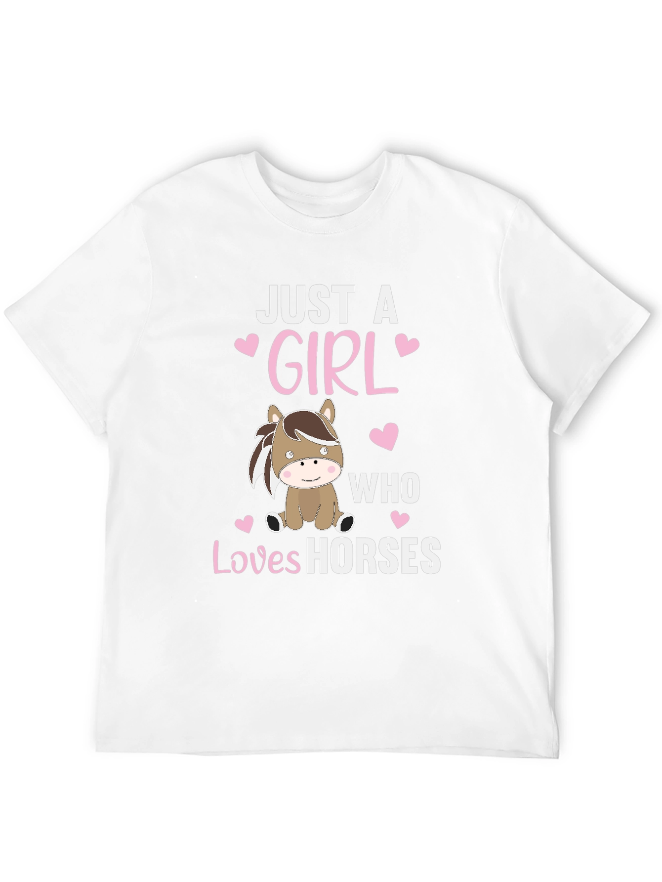 Just A Girl Who Loves Horses Graphic Tee