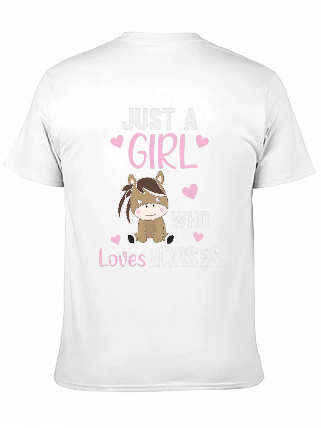 Just A Girl Who Loves Horses Graphic Tee
