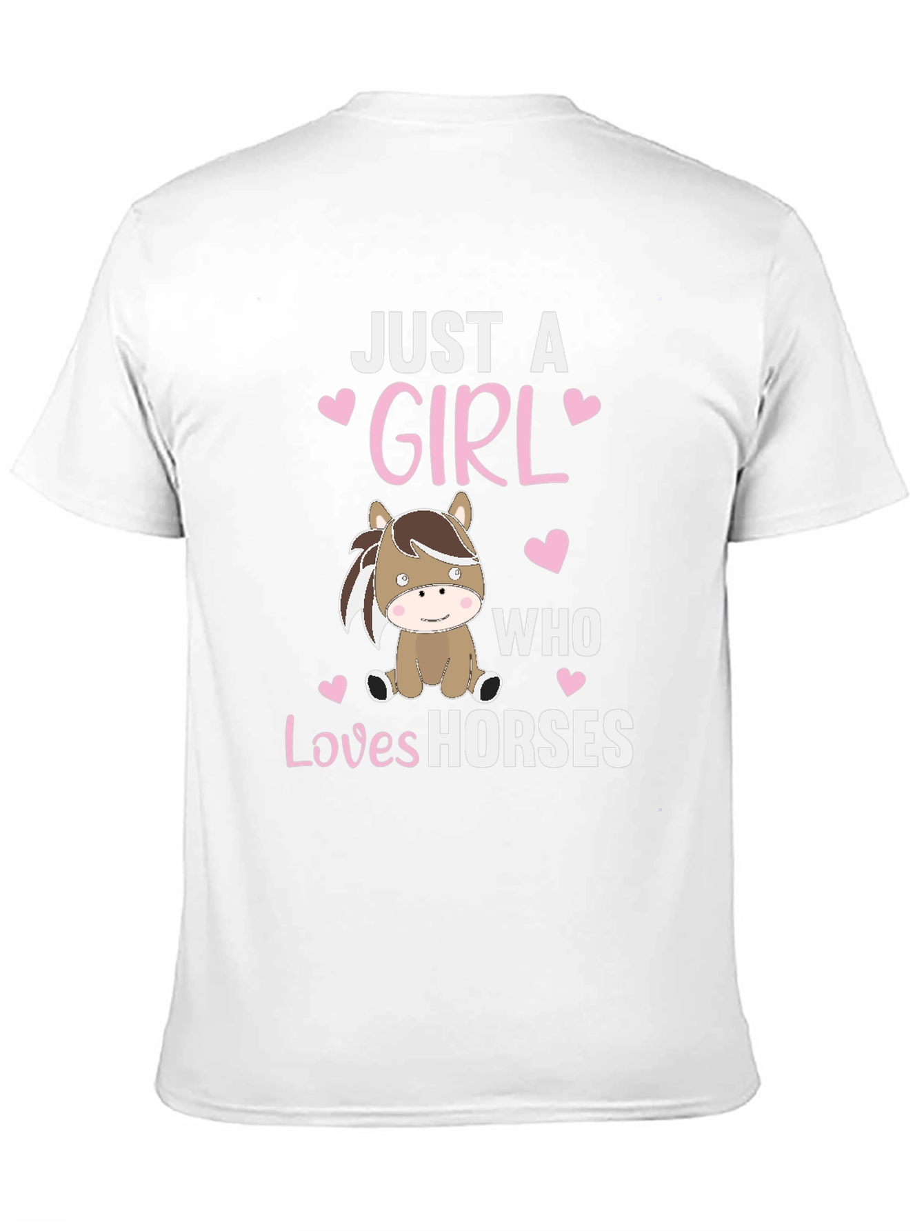 Just A Girl Who Loves Horses Graphic Tee