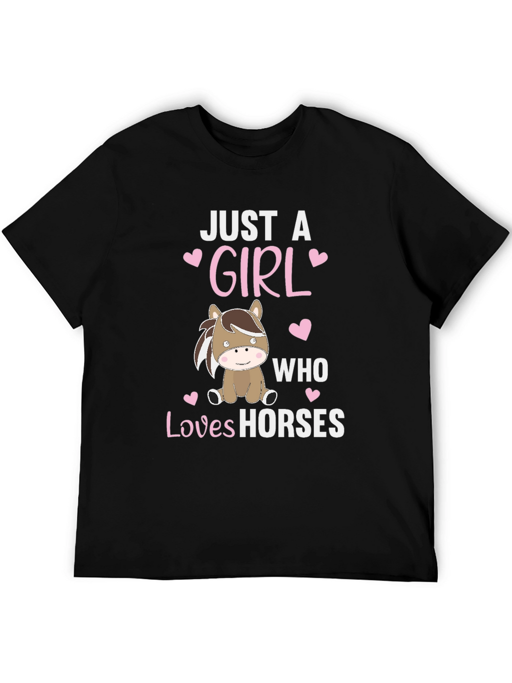 Just A Girl Who Loves Horses Graphic Tee