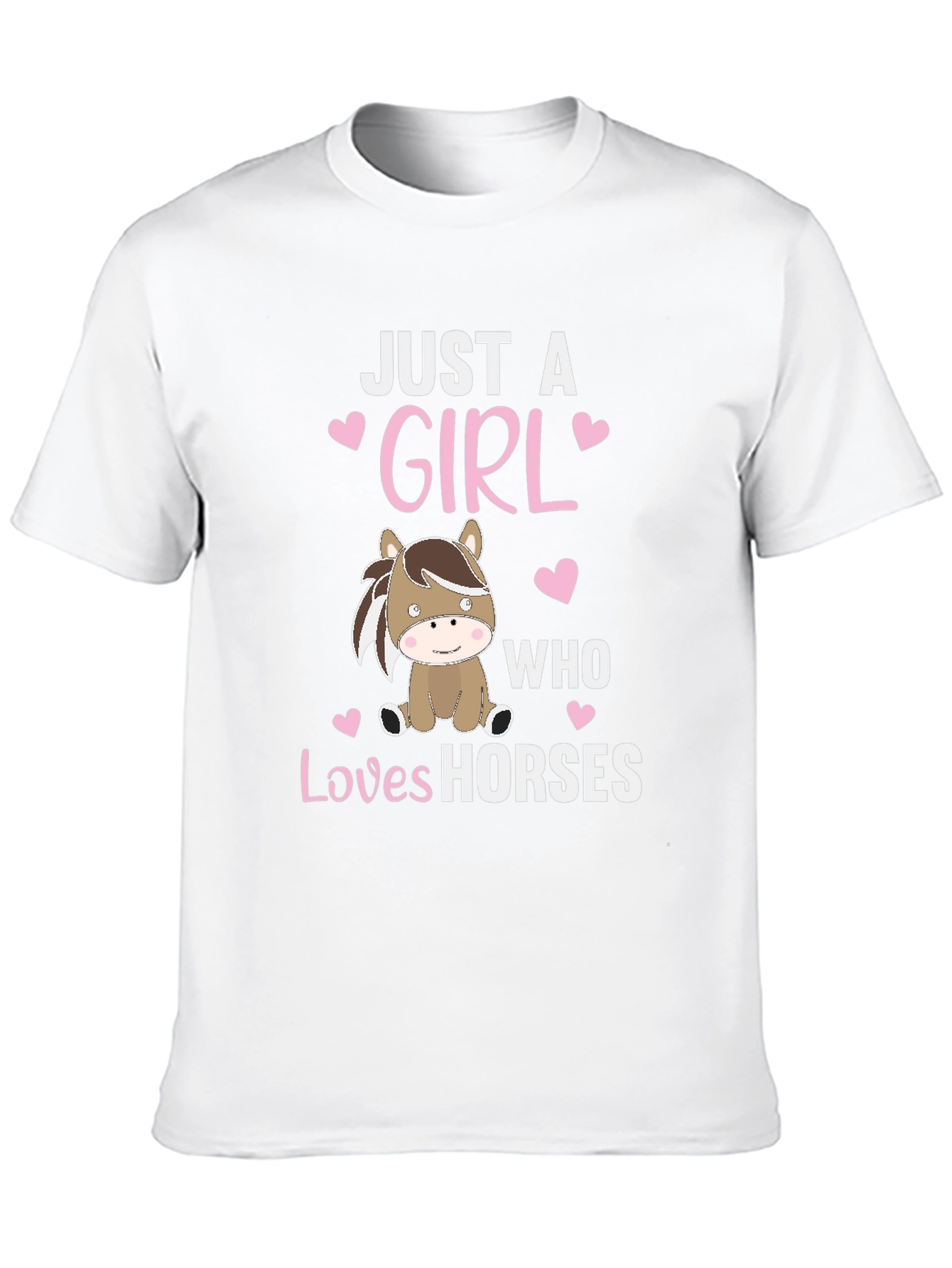 Just A Girl Who Loves Horses Graphic Tee
