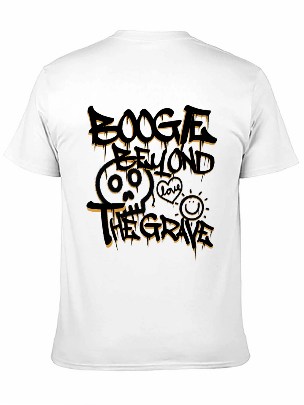 Boogle Beyond the Grave Black Graphic T-Shirt