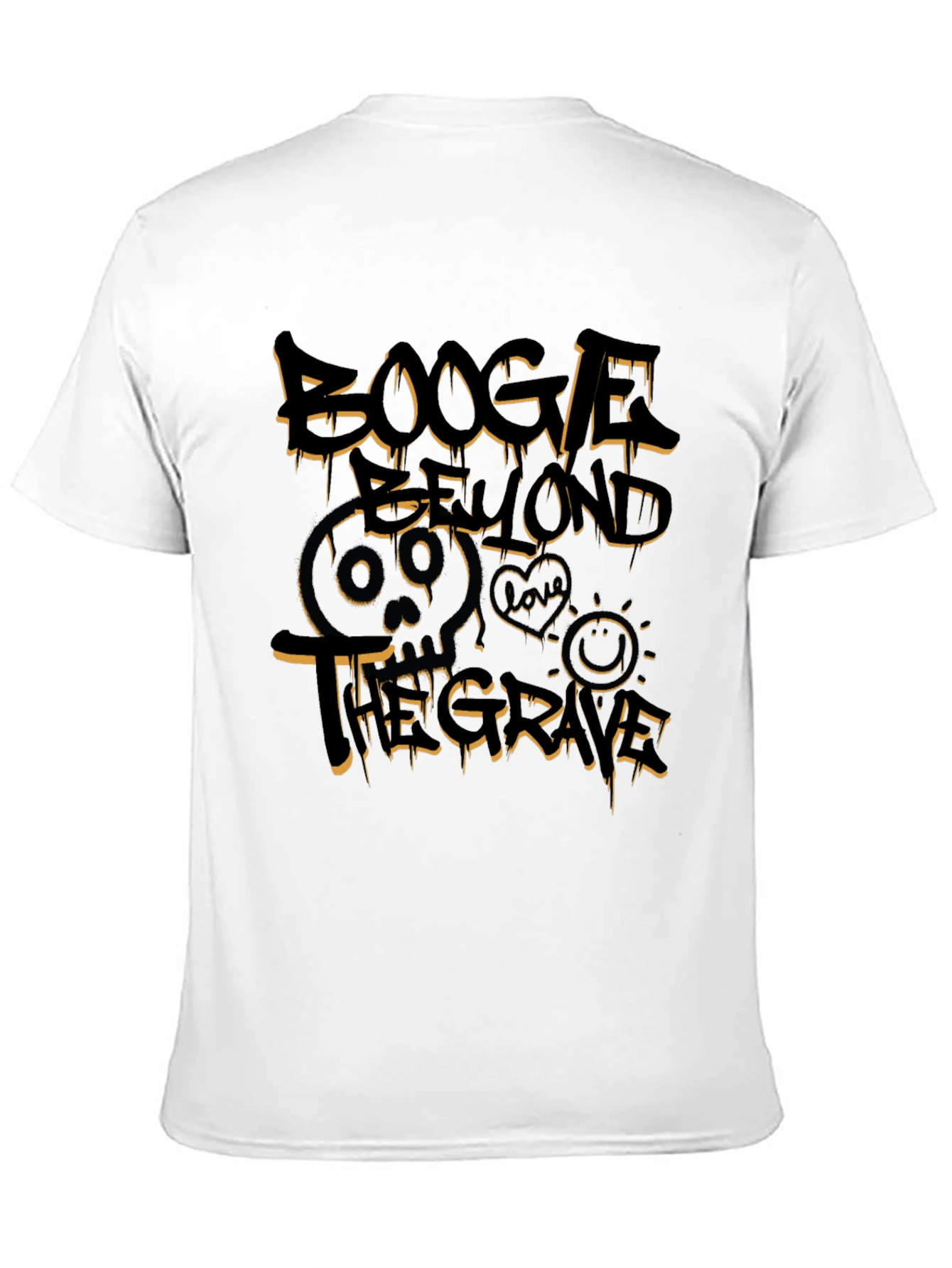 Boogle Beyond the Grave Black Graphic T-Shirt