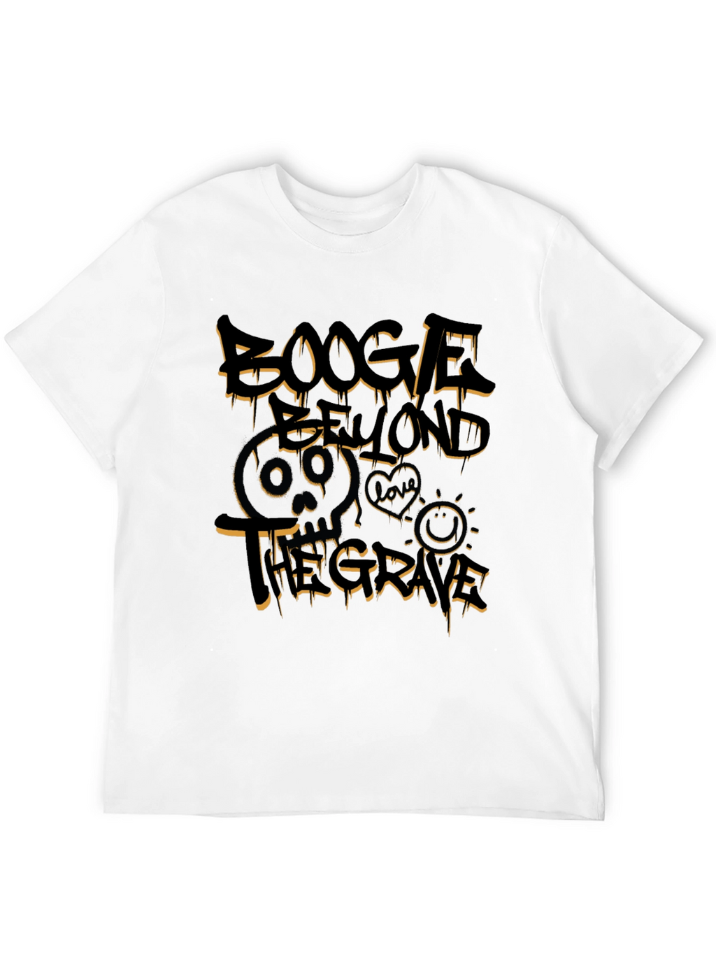 Boogle Beyond the Grave Black Graphic T-Shirt