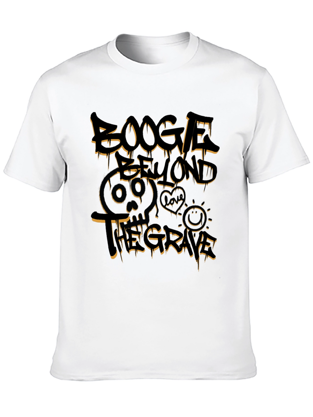 Boogle Beyond the Grave Black Graphic T-Shirt