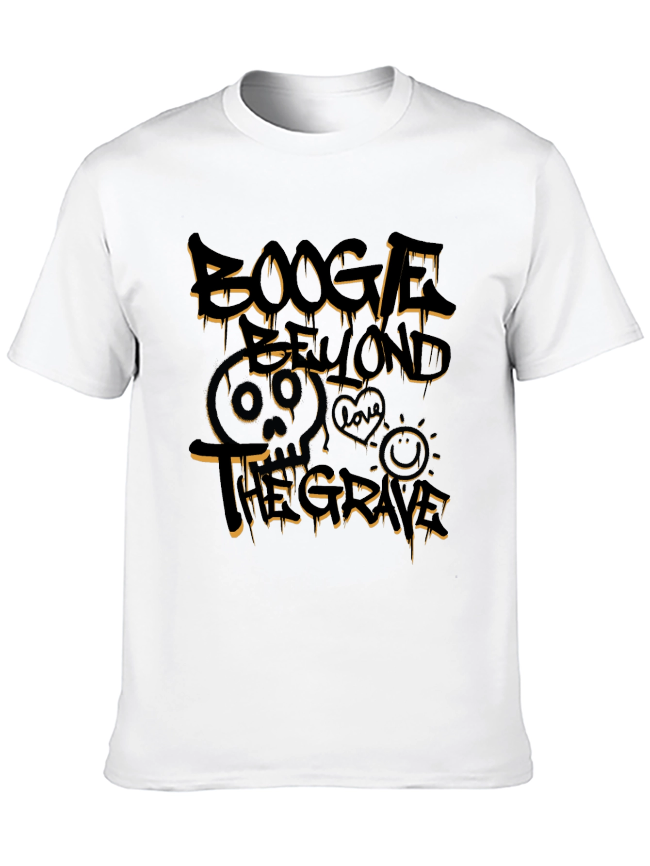 Boogle Beyond the Grave Black Graphic T-Shirt