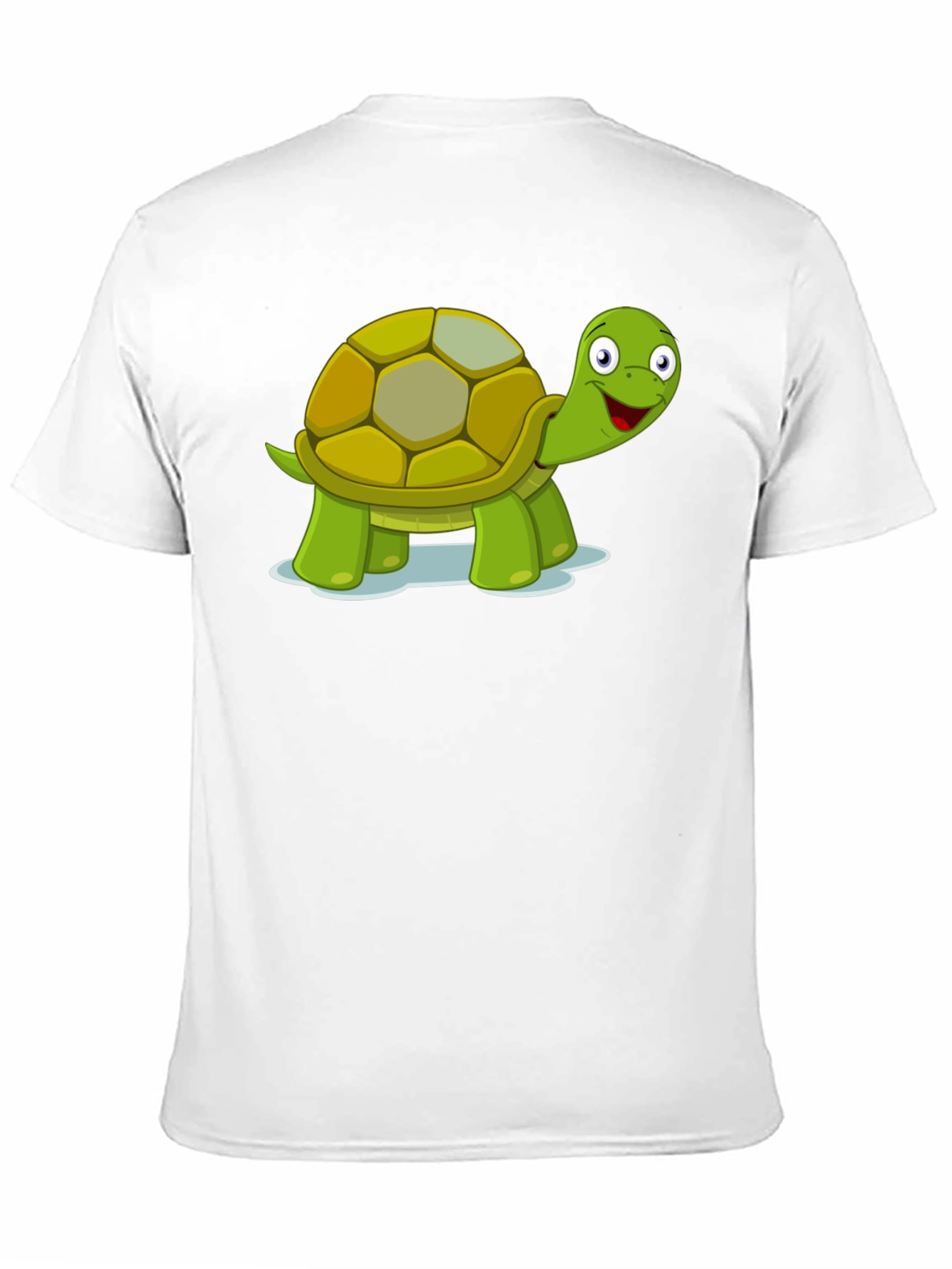 Cute Turtle Graphic T-Shirt - Black