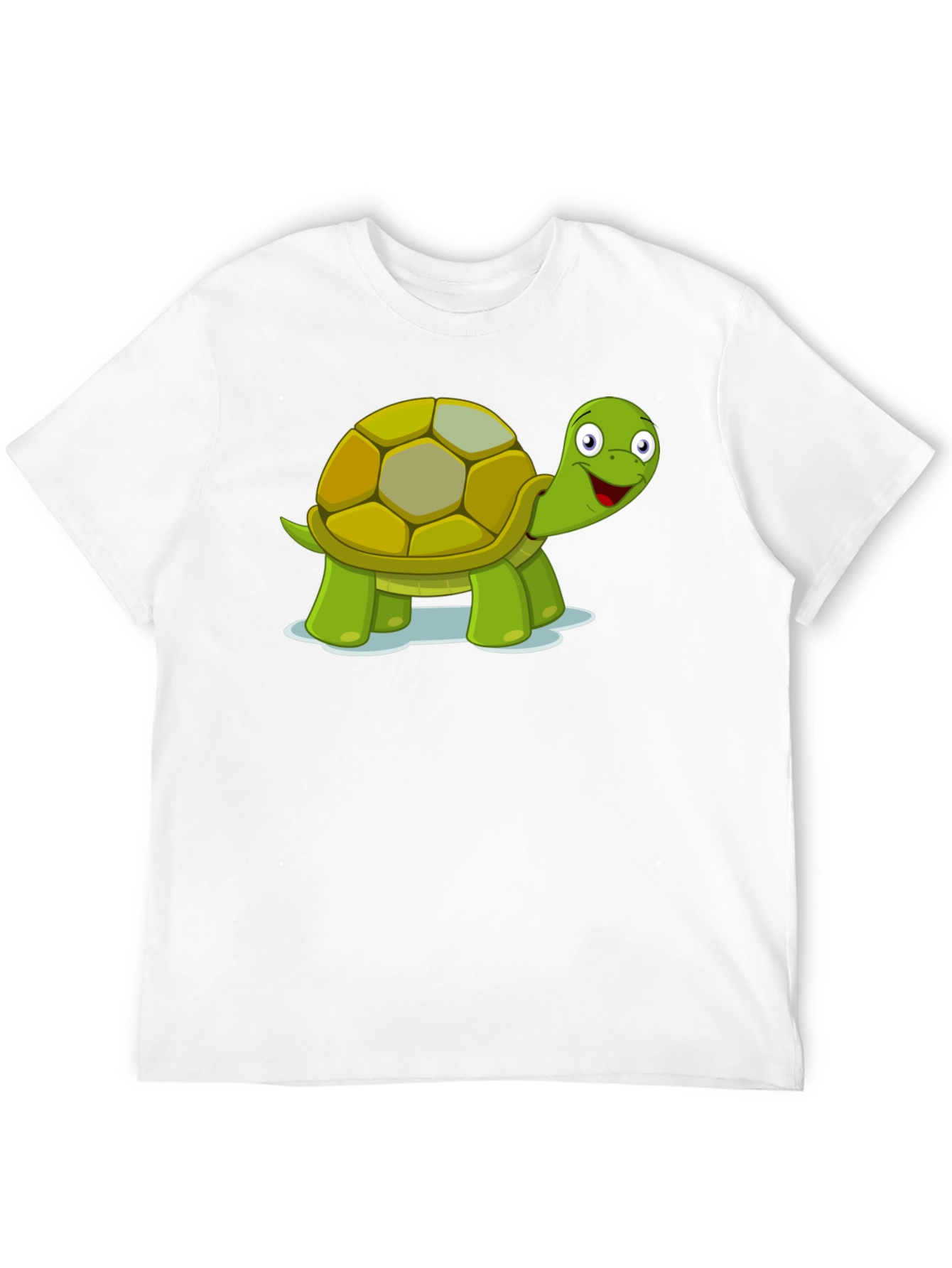 Cute Turtle Graphic T-Shirt - Black