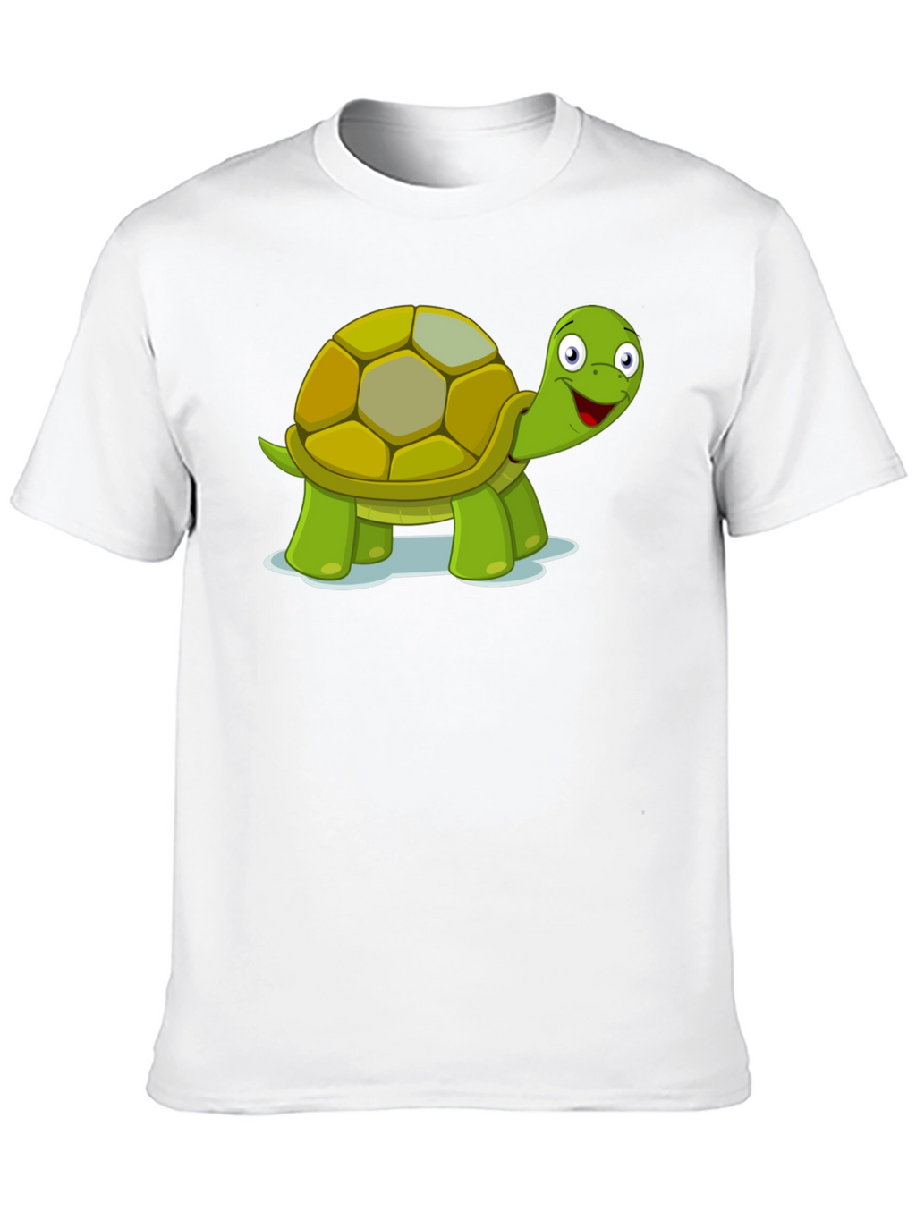 Cute Turtle Graphic T-Shirt - Black