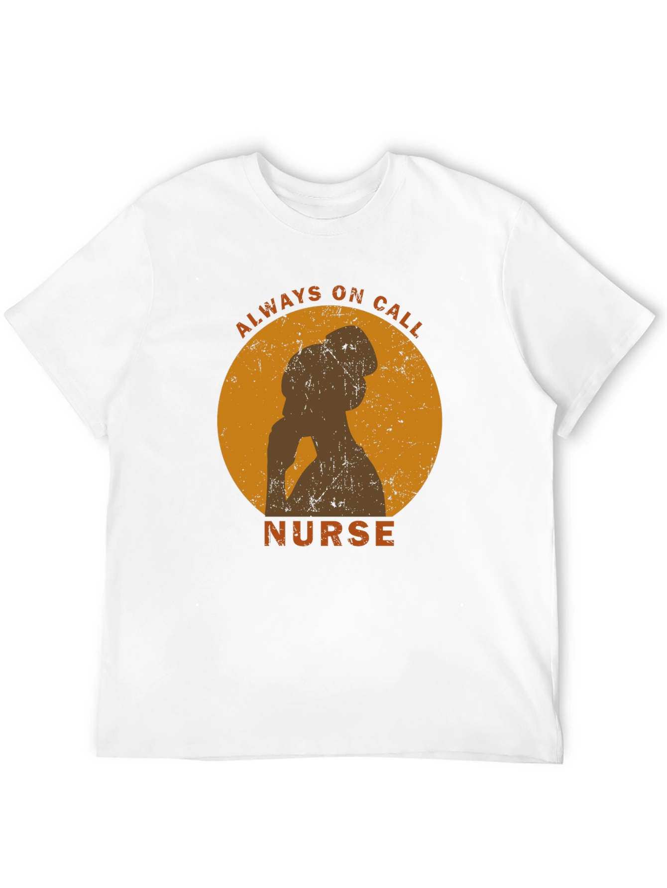 Always On Call Nurse Graphic Tee - Black