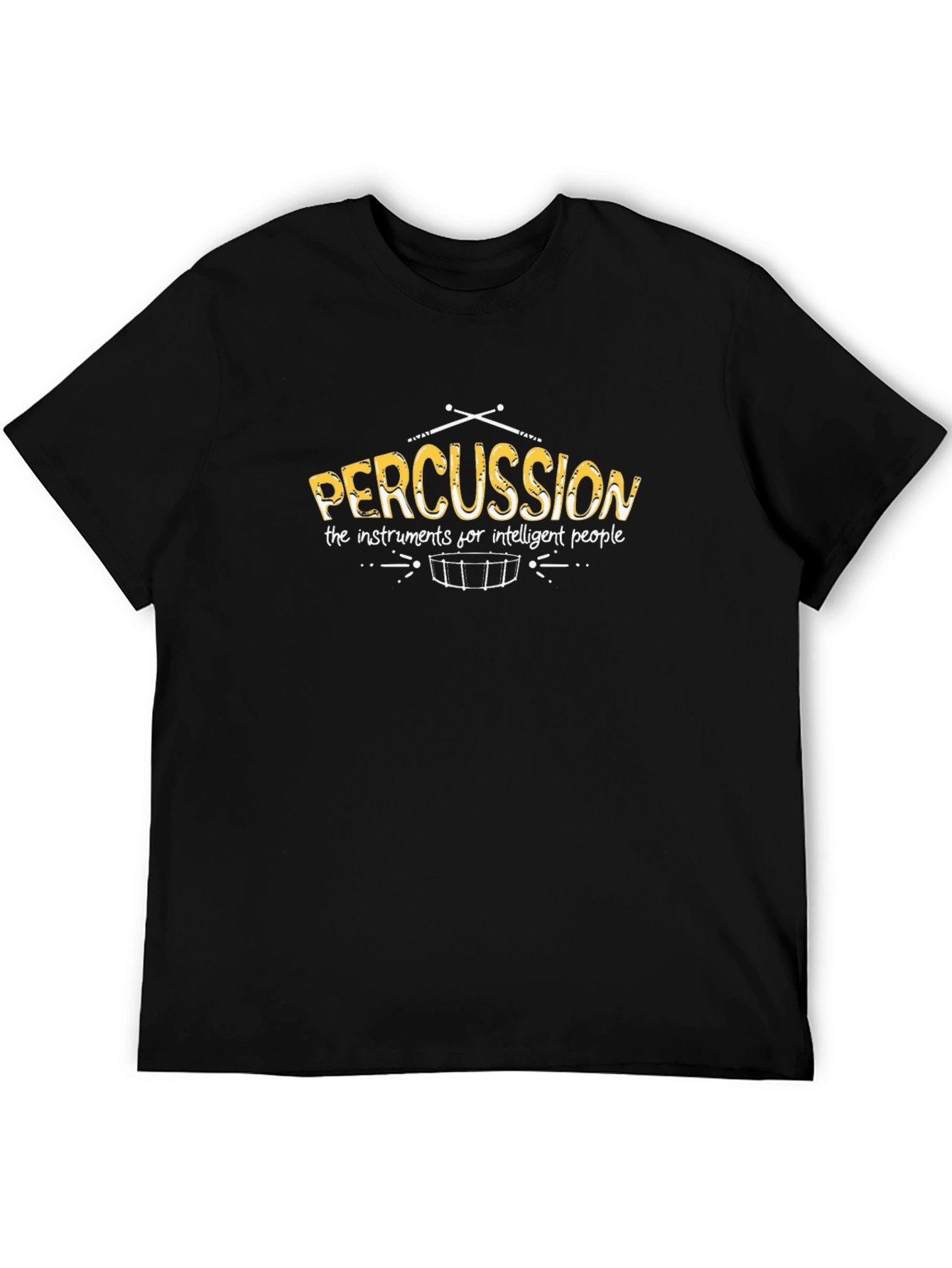 Percussion Instruments Black T-Shirt