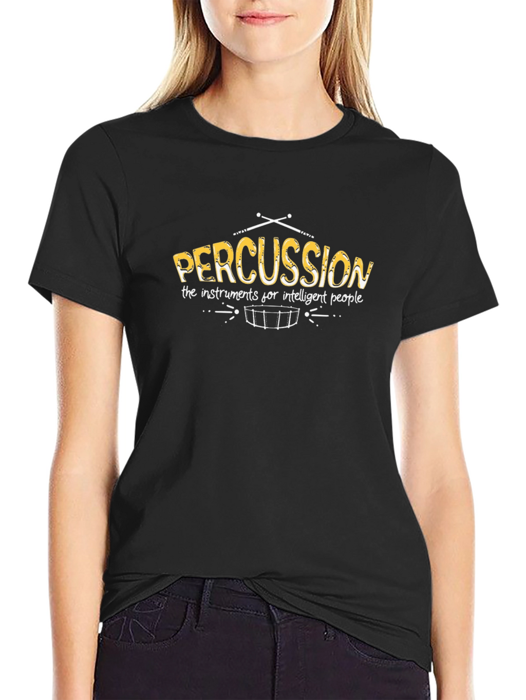 Percussion Instruments Black T-Shirt