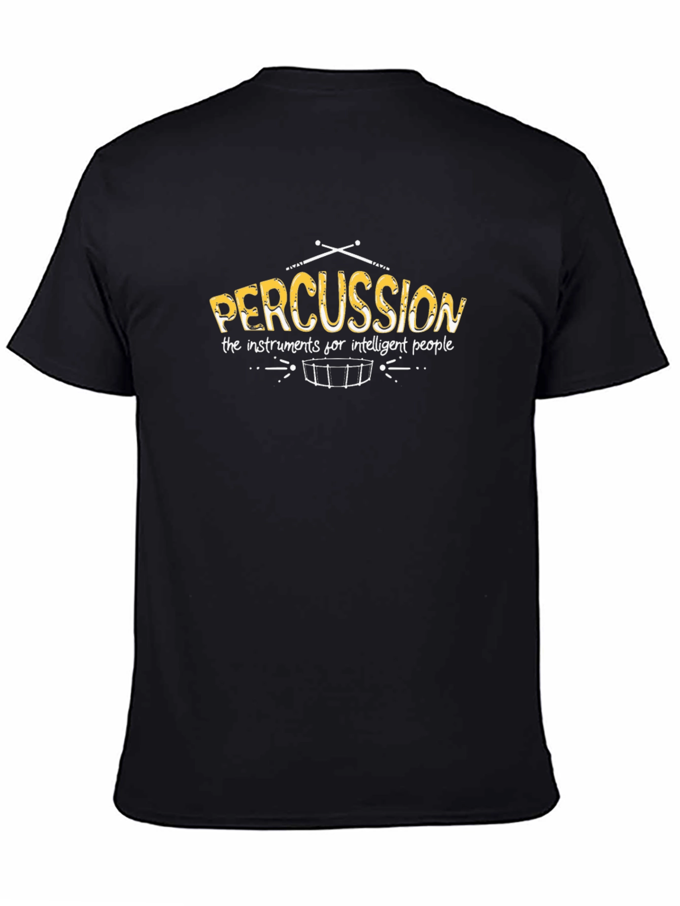 Percussion Instruments Black T-Shirt