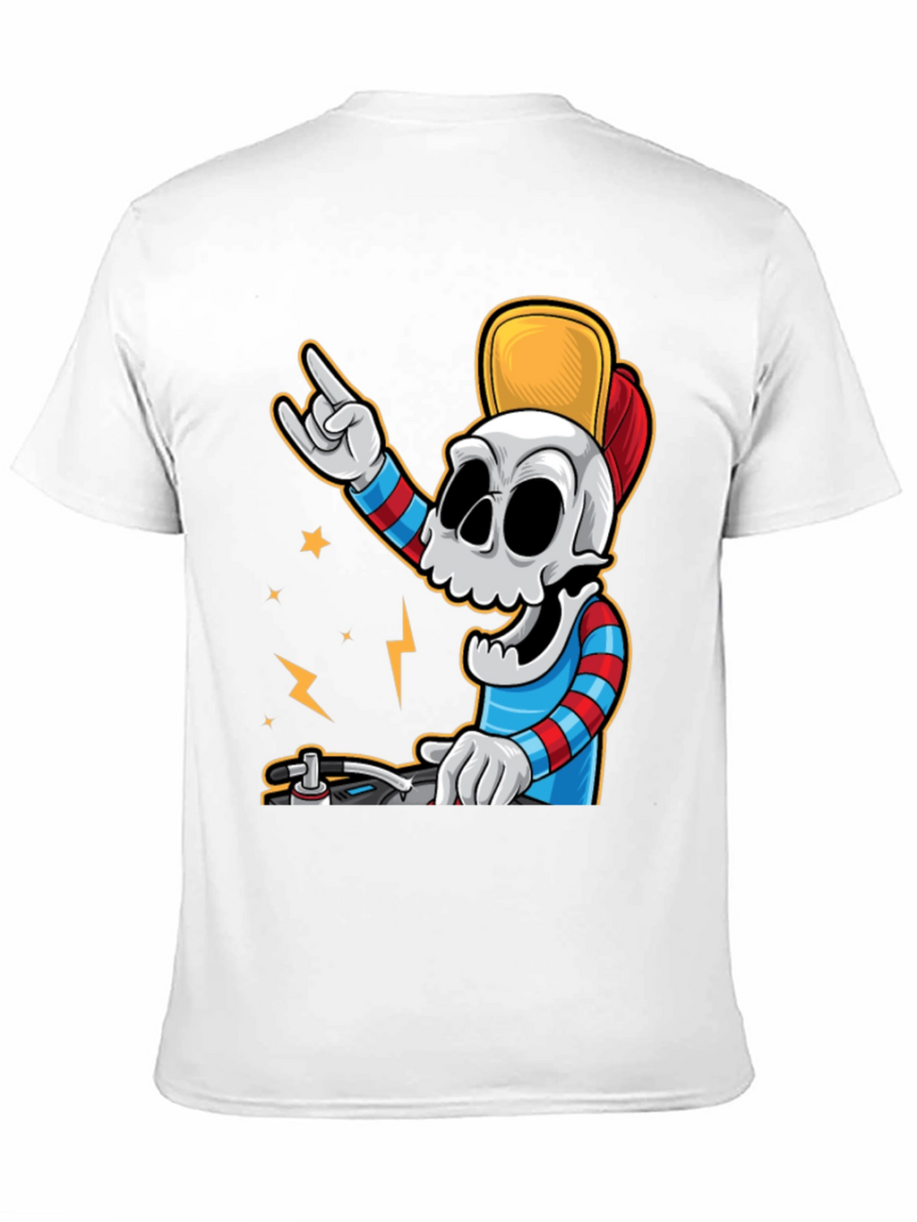 DJ Skull Graphic Tee - Rock On in Style!