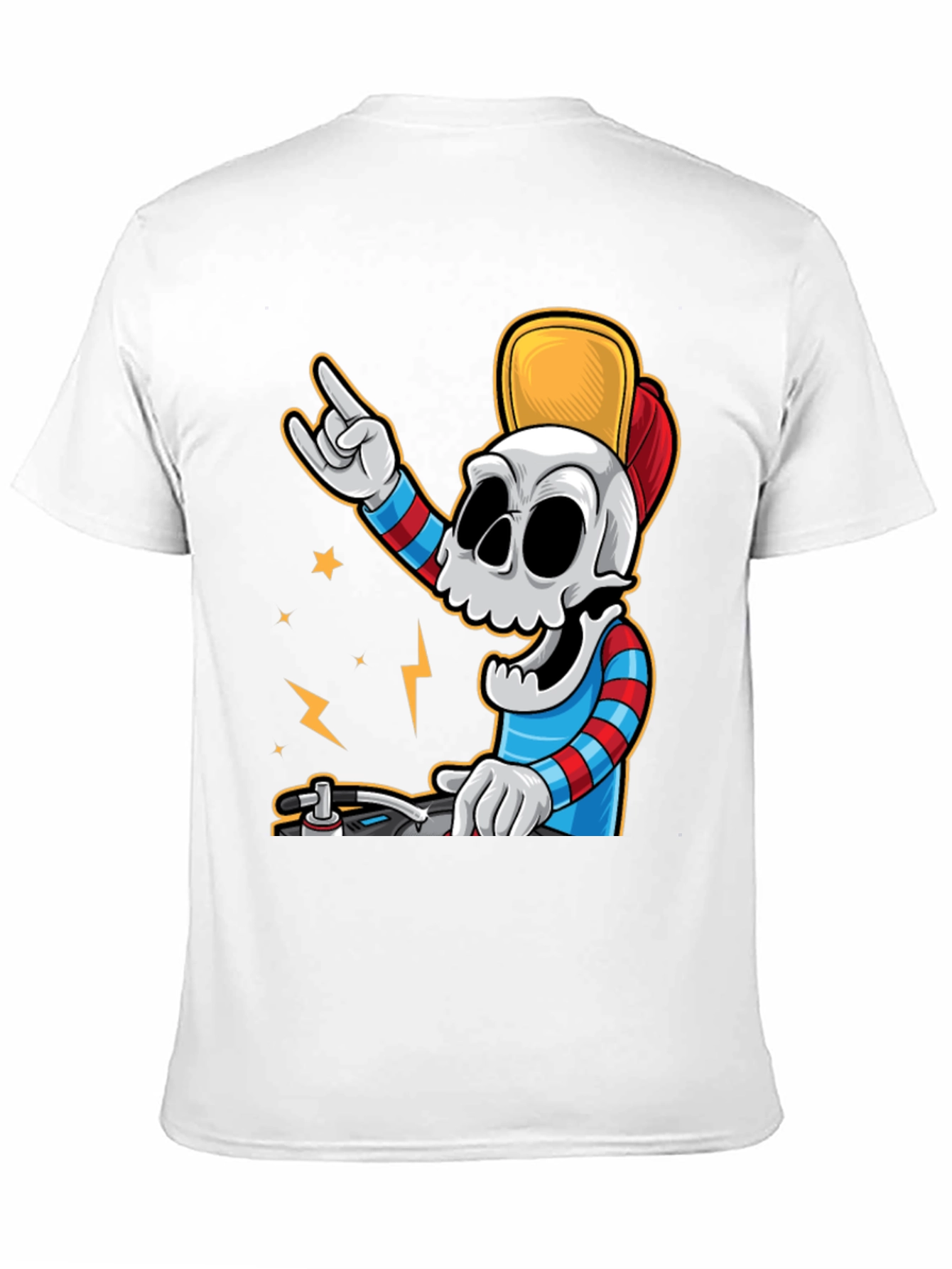 DJ Skull Graphic Tee - Rock On in Style!