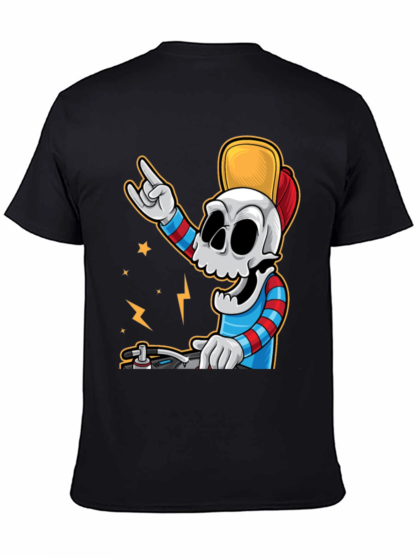 DJ Skull Graphic Tee - Rock On in Style!